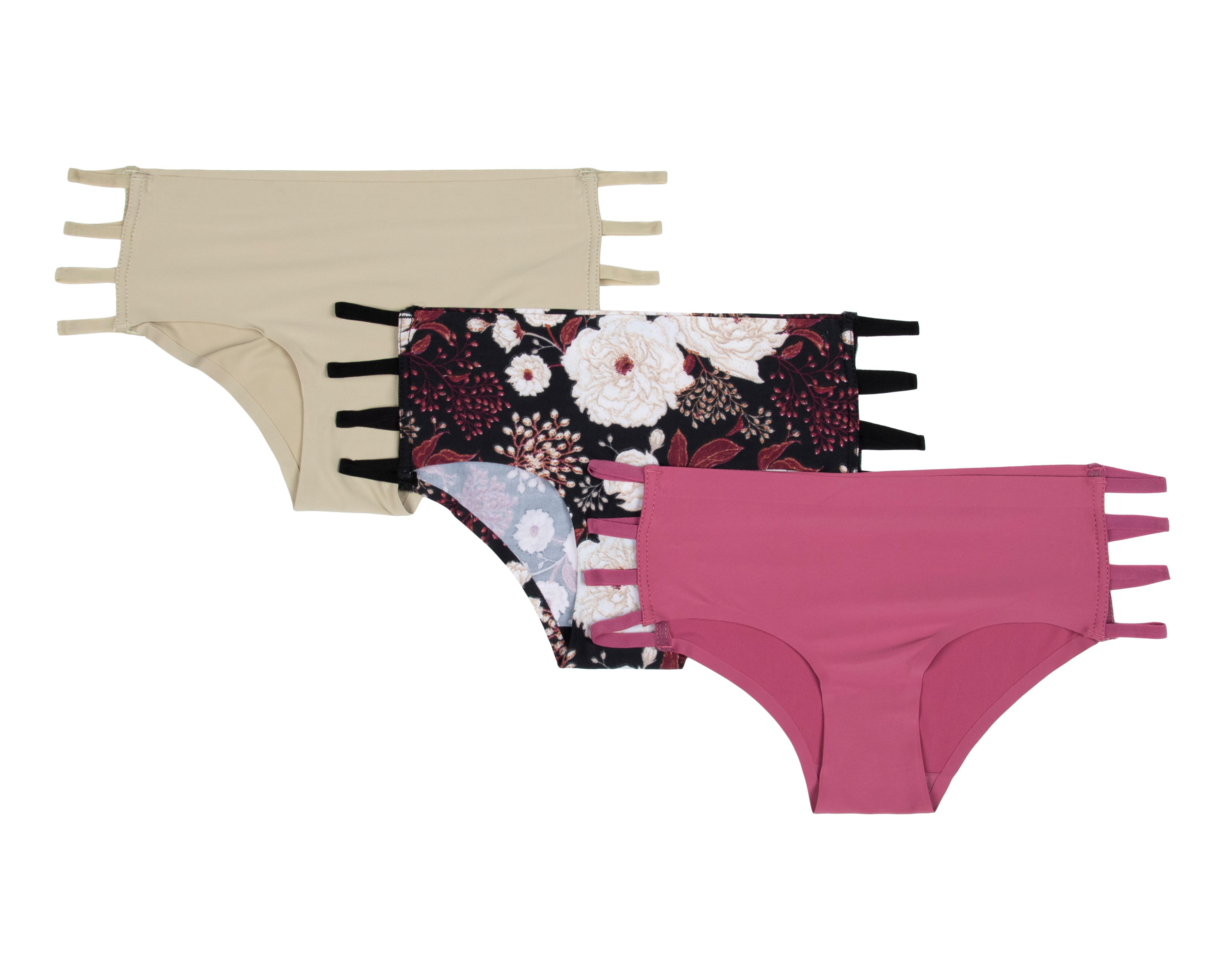 Foto 2 pulgar | Pantaleta Prima Valentina para Mujer 3 Piezas