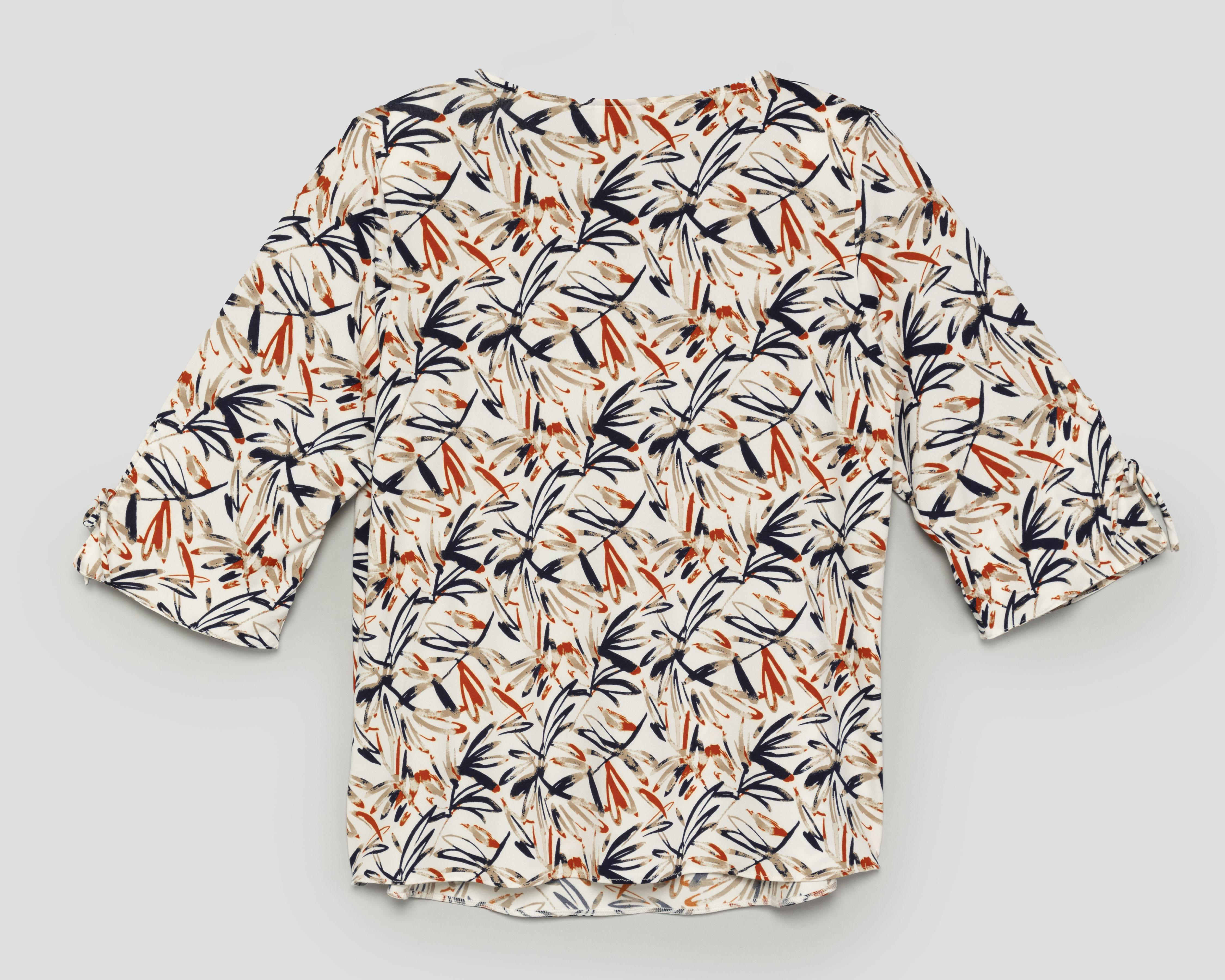 Foto 2 | Blusa Paloma Carmín con Collar para Mujer