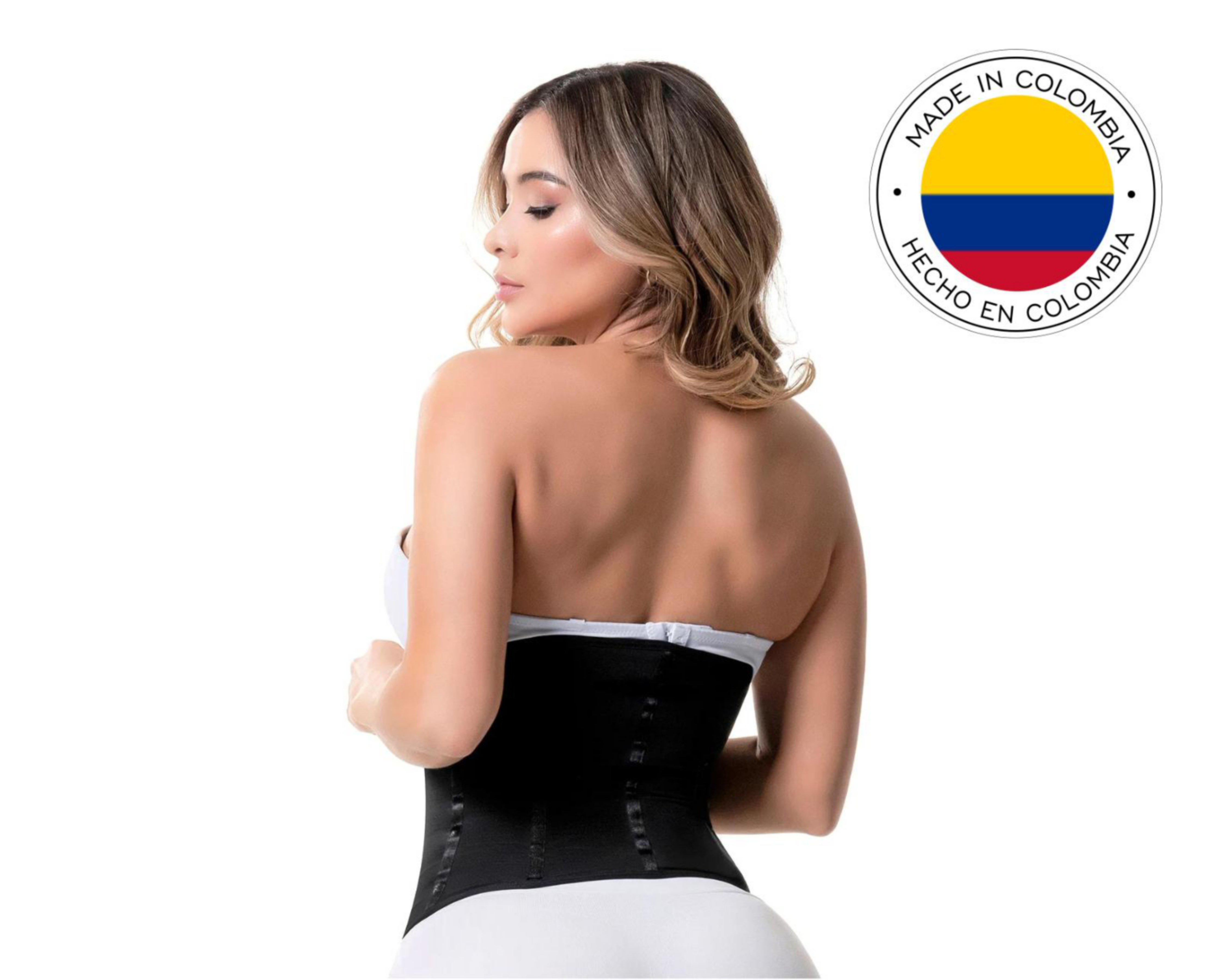 Foto 4 pulgar | Faja Colombiana Cinturilla Compresión Fuerte con Varillas