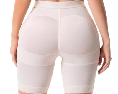 Foto 6 | Faja tipo Short Beauty Secret Blanco para Mujer