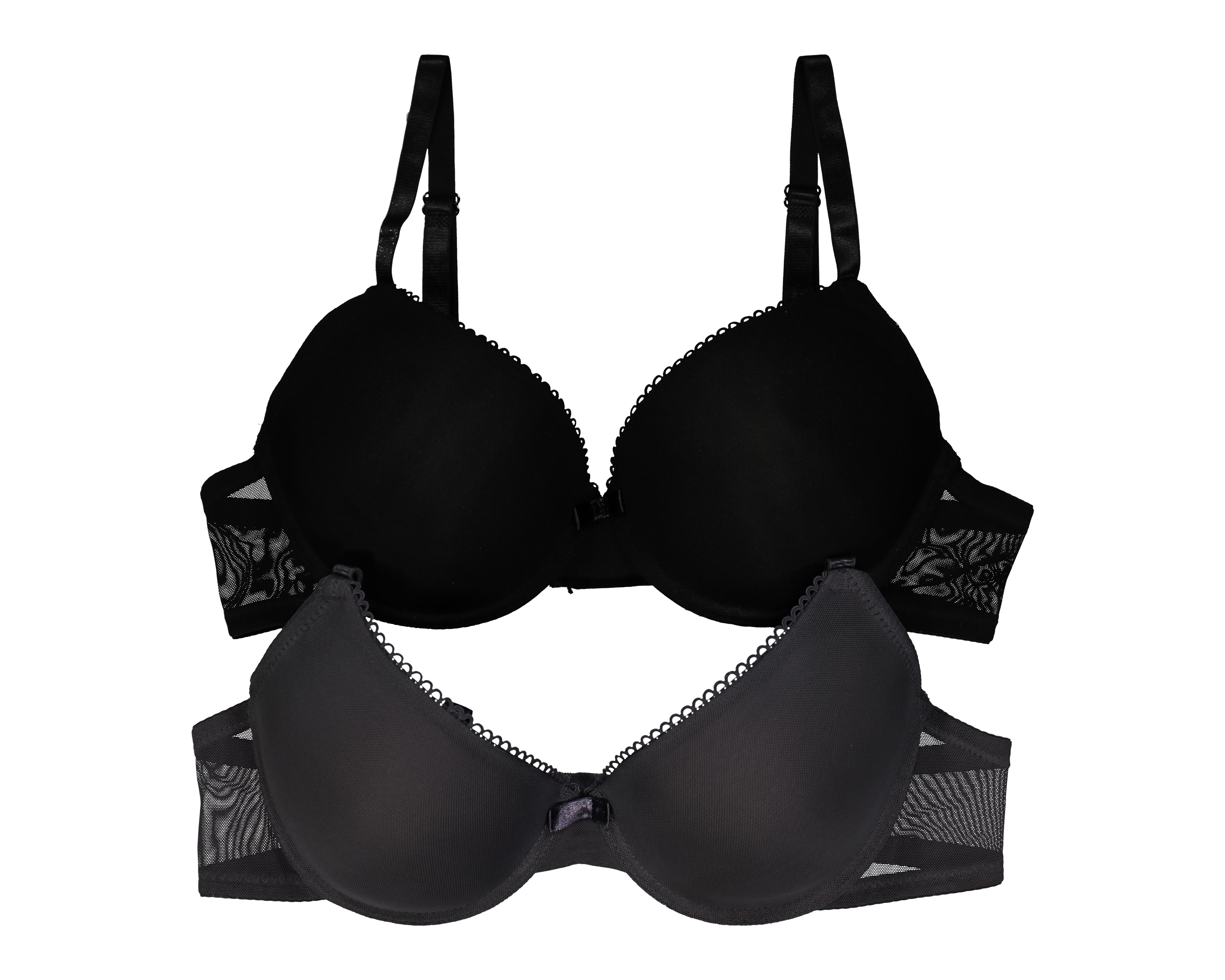 Foto 2 pulgar | Brasier con Mesh Carnival Copa Completa para Mujer 2 Pack
