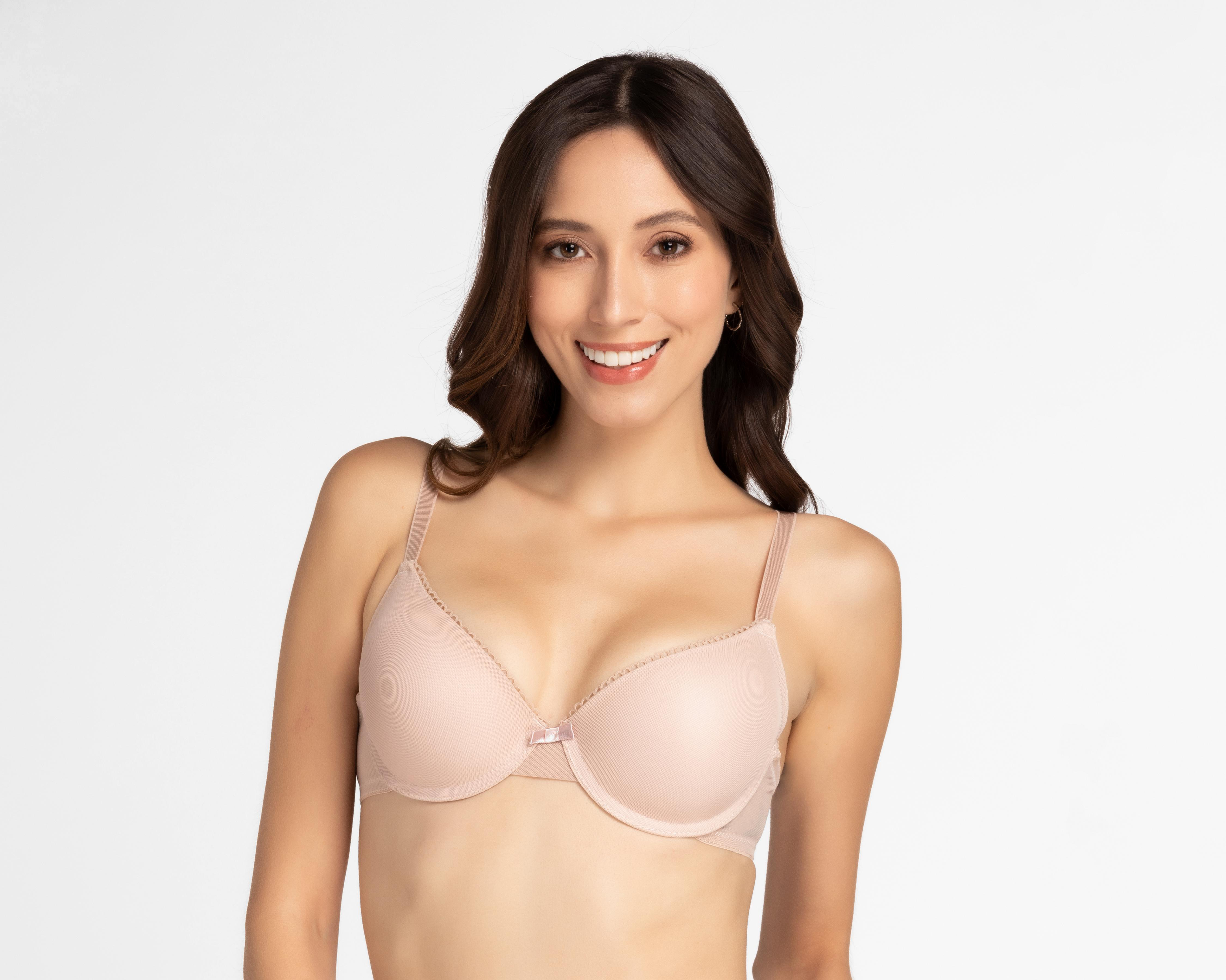 Foto 2 | Brasier con Mesh Carnival Copa Completa para Mujer 2 Pack