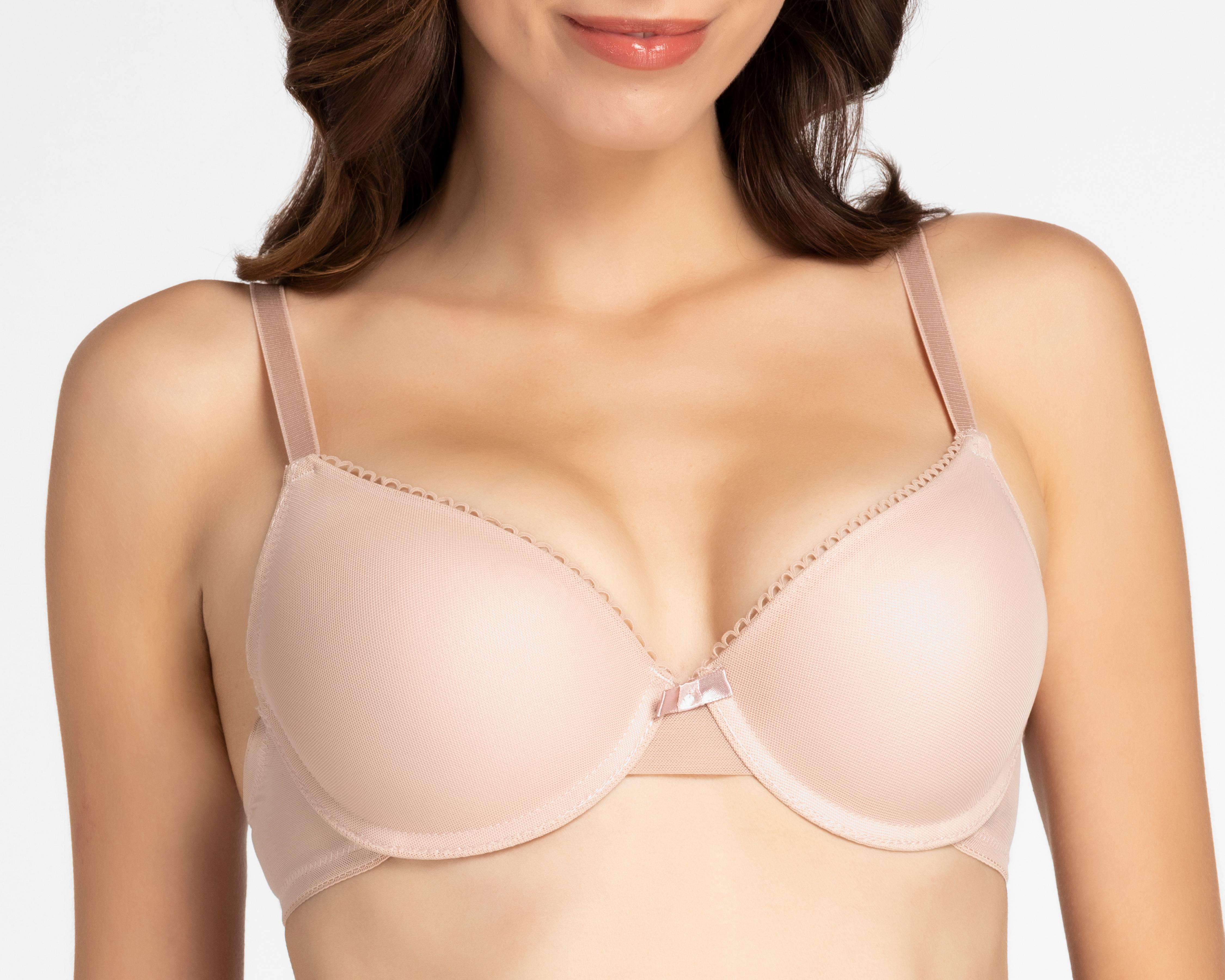 Foto 5 pulgar | Brasier con Mesh Carnival Copa Completa para Mujer 2 Pack