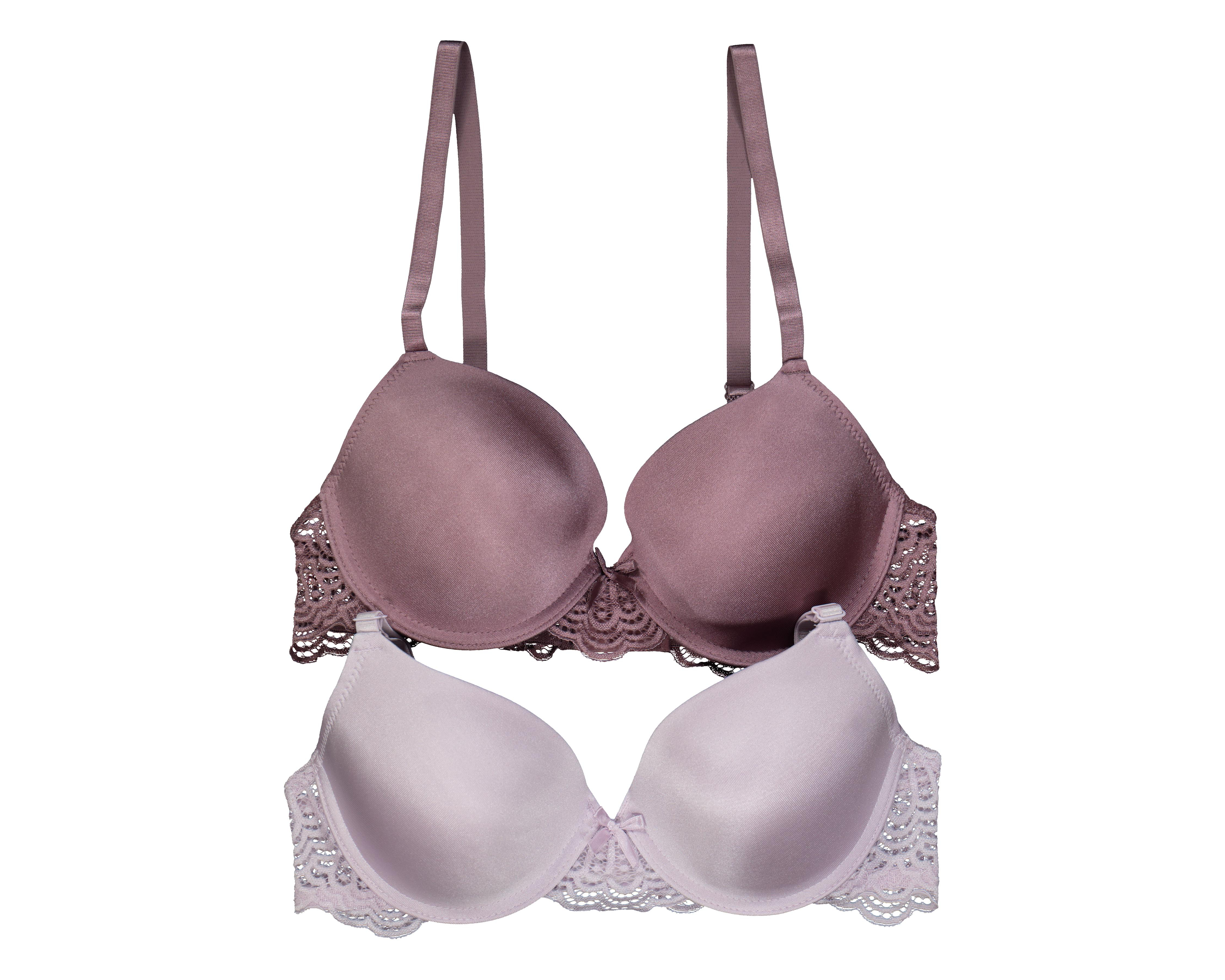Brasier con Encaje Carnival Copa Completa para Mujer 2 Pack