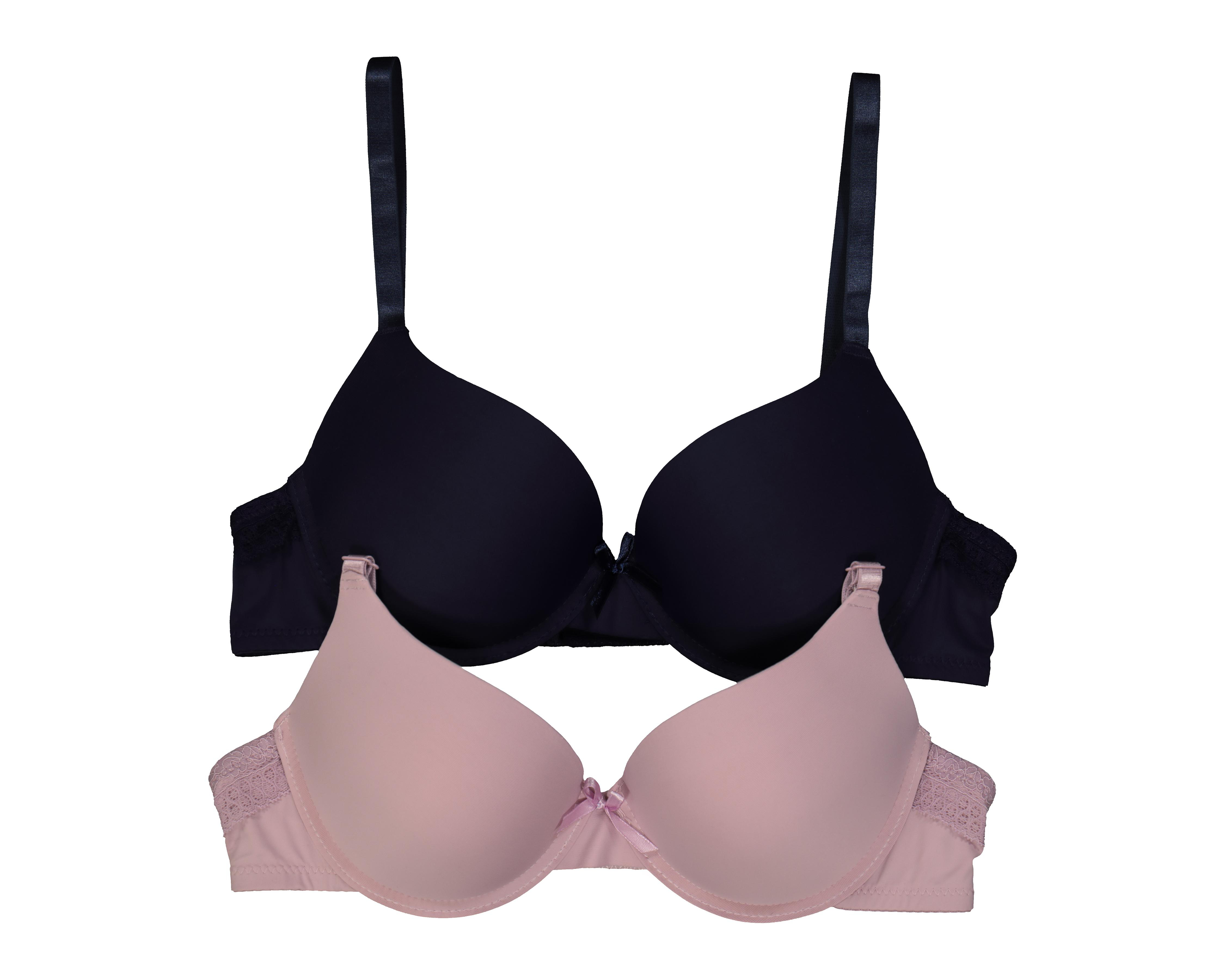 Foto 2 pulgar | Brasier con Encaje Carnival Copa Completa para Mujer 2 Pack