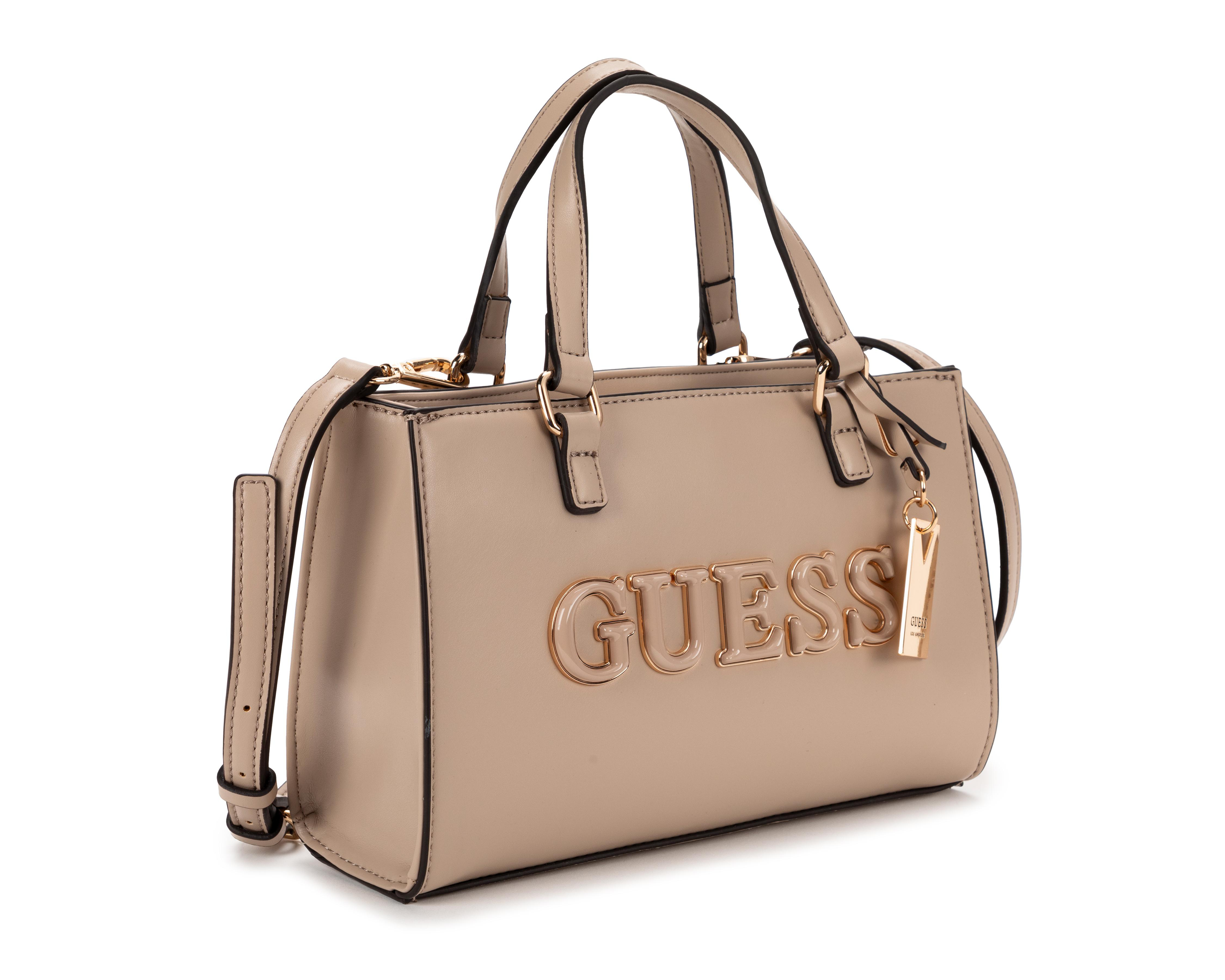 Foto 2 | Bolsa de Hombro Guess Rosa