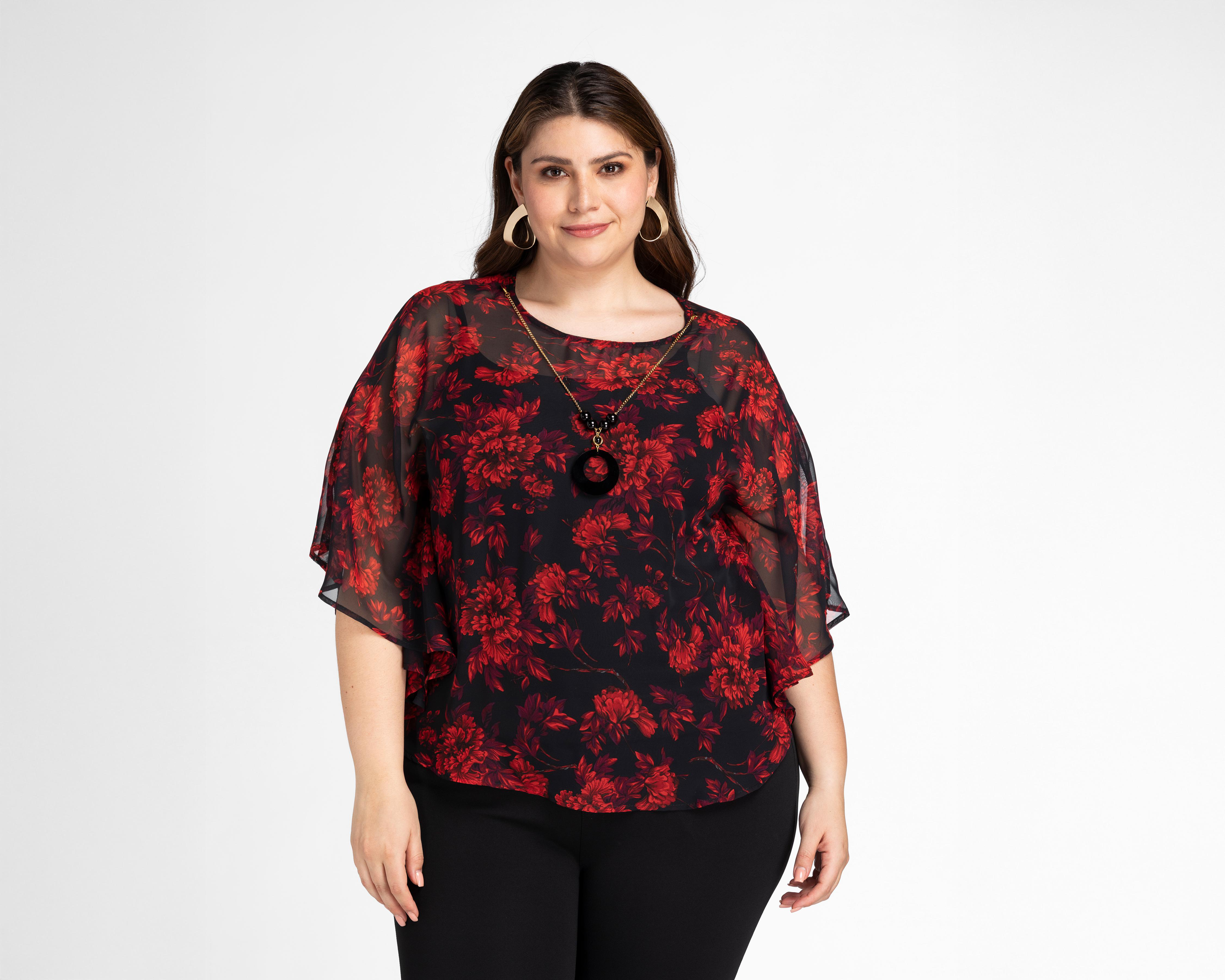 Foto 1 | Blusa Lady Sun Manga 3/4 para Mujer