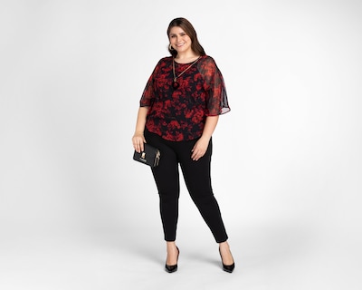Foto 2 | Blusa Lady Sun Manga 3/4 para Mujer