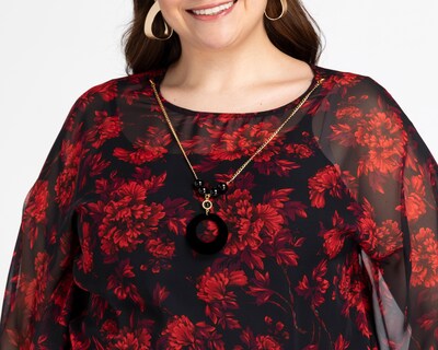 Foto 4 | Blusa Lady Sun Manga 3/4 para Mujer
