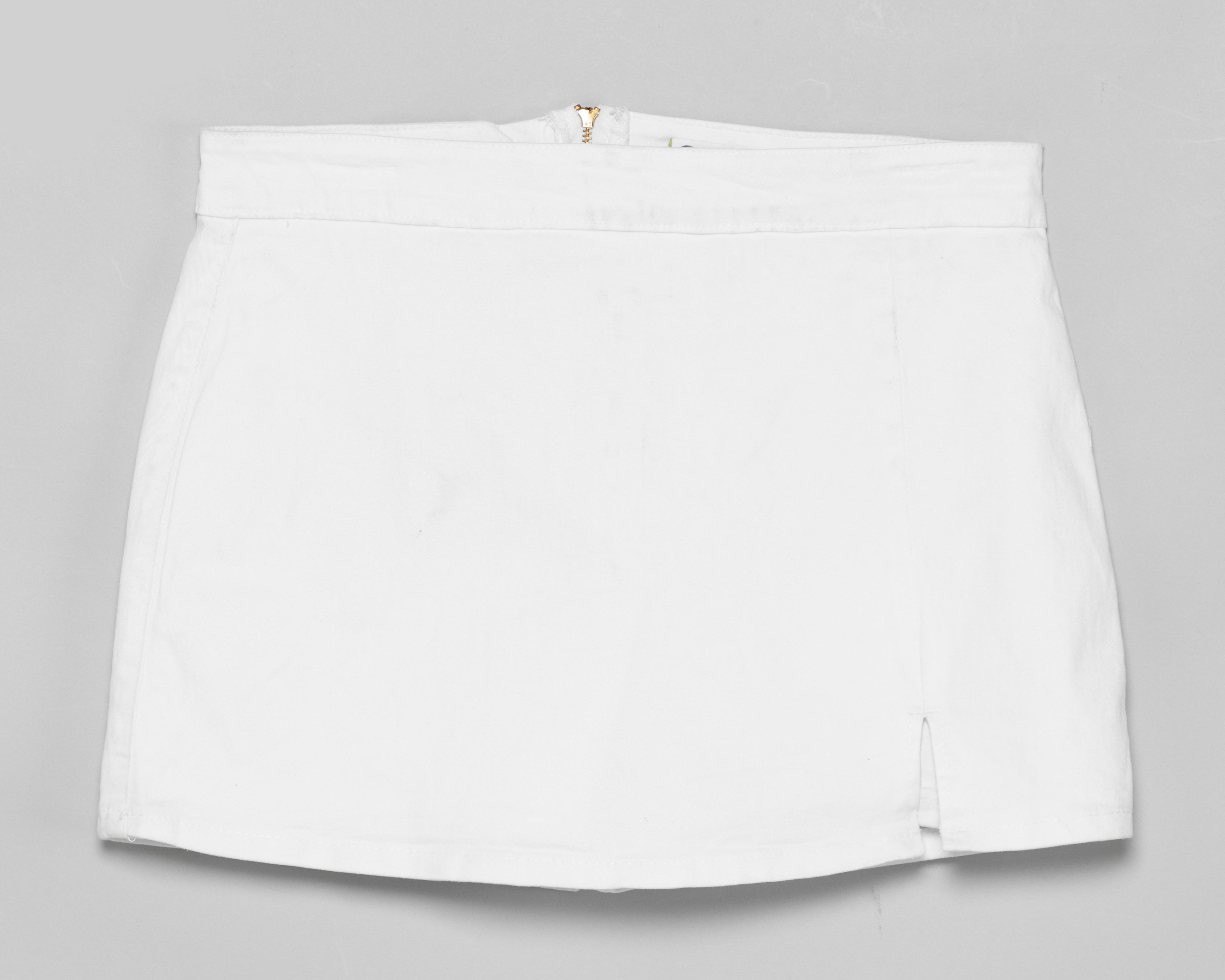 Foto 2 pulgar | Short Falda 18 Forever Blanco