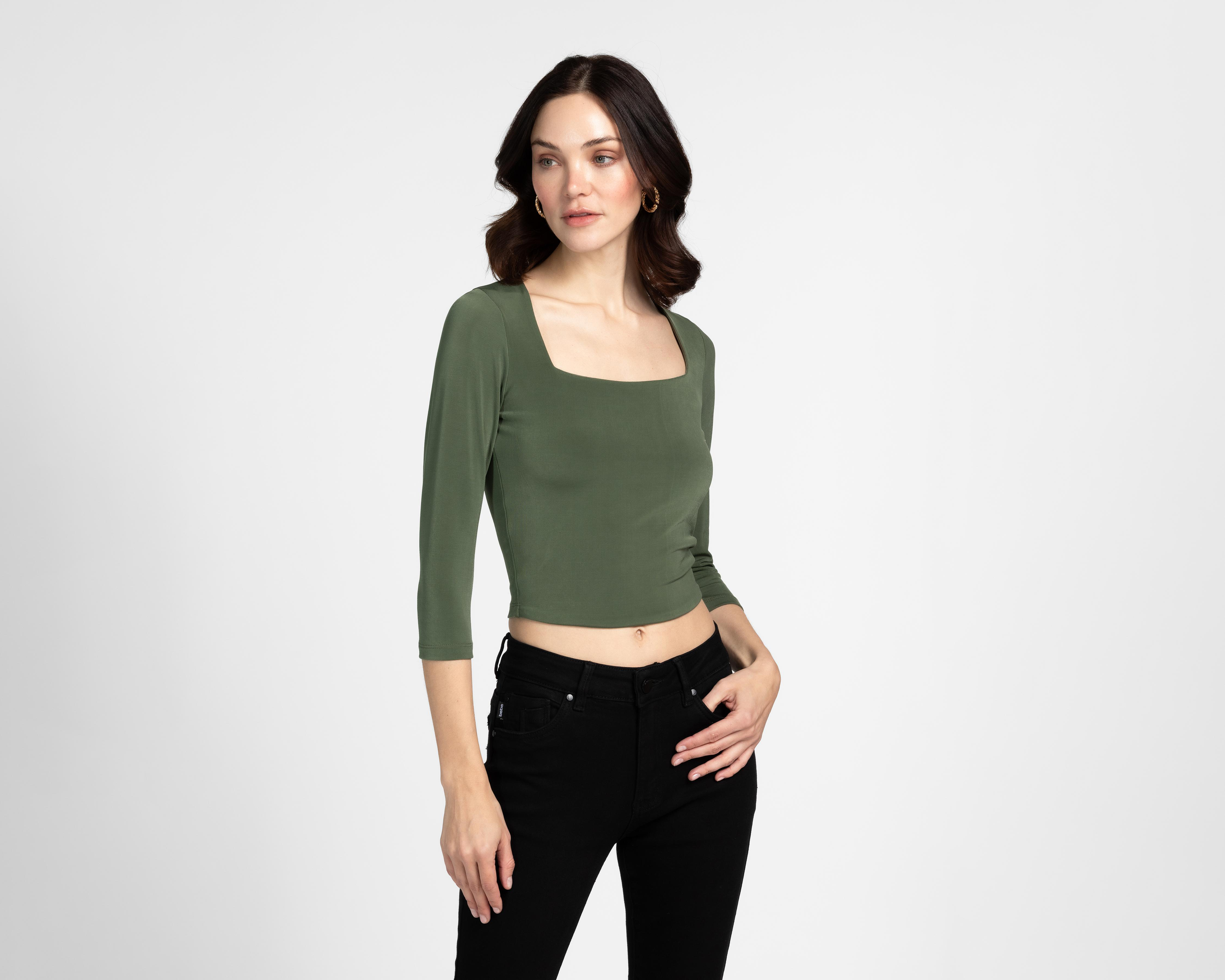 Blusa Sahara Manga Larga para Mujer