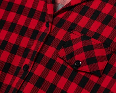Foto 3 | Blusa Refill a Cuadros para Mujer