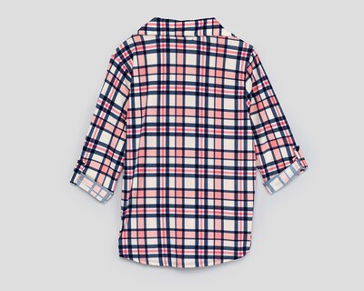 Foto 2 | Blusa Refill a Cuadros para Mujer