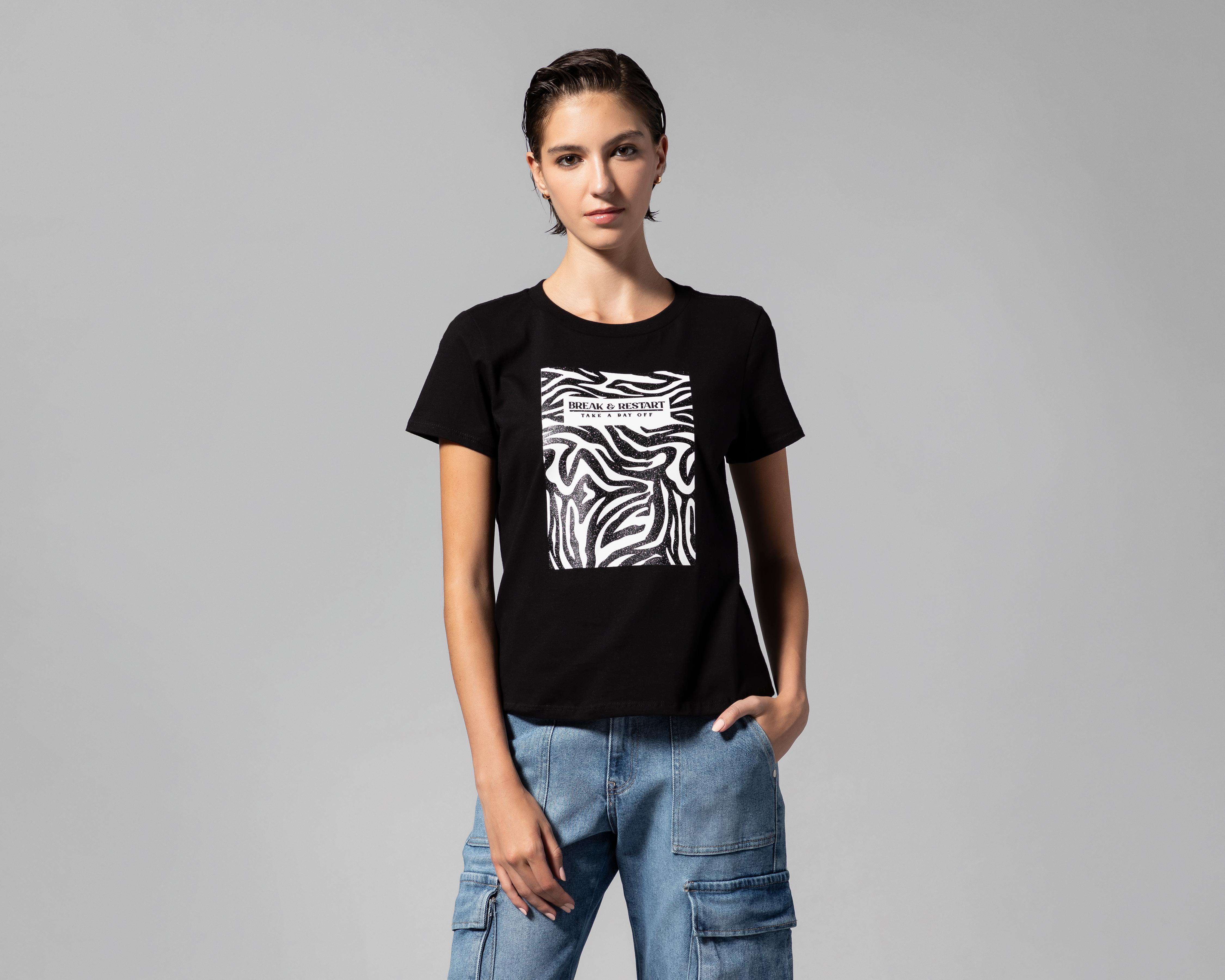 Foto 1 | Playera Thinner Manga Corta