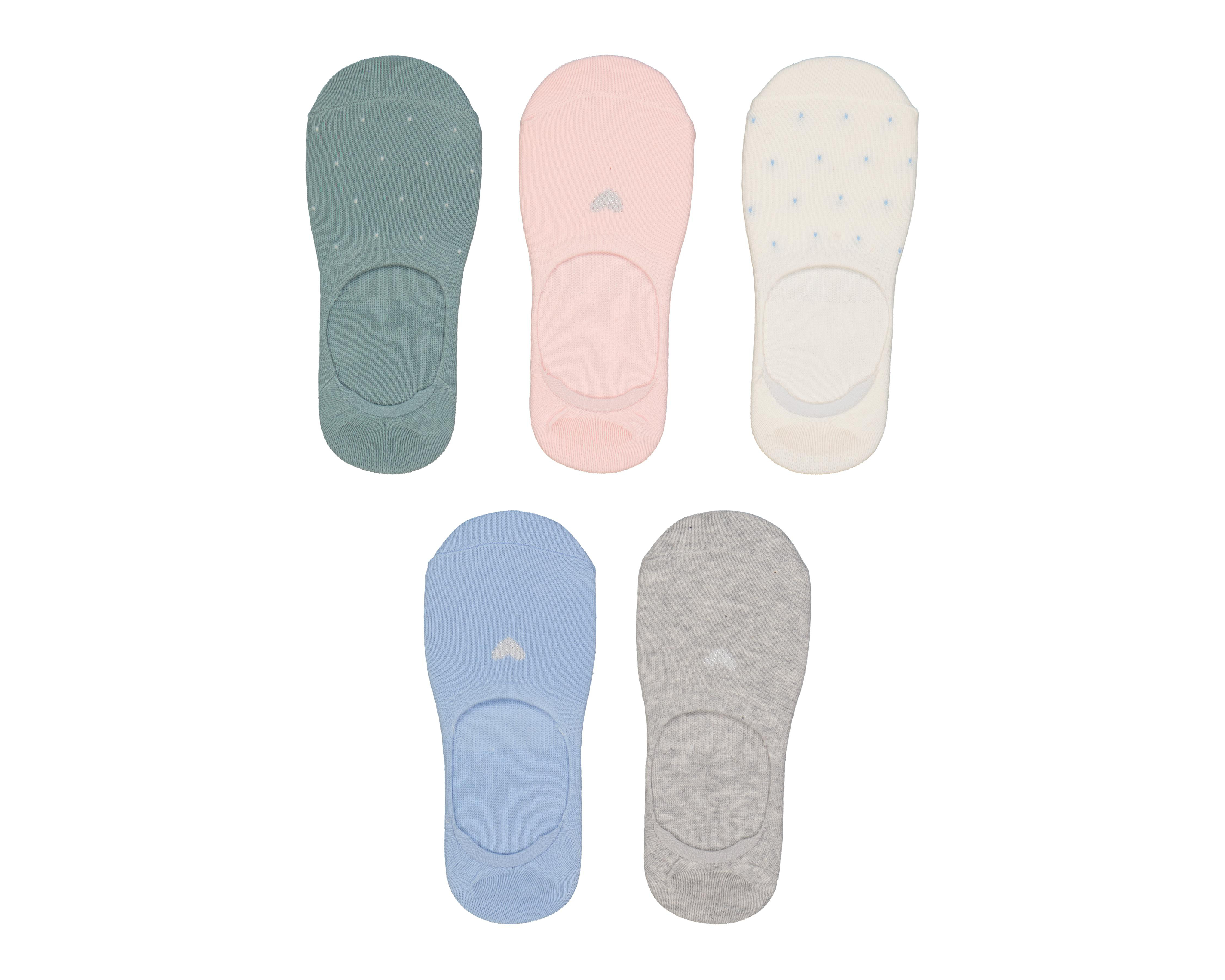 Foto 2 pulgar | Calcetas Invisibles Lovest para Mujer 5 Pares