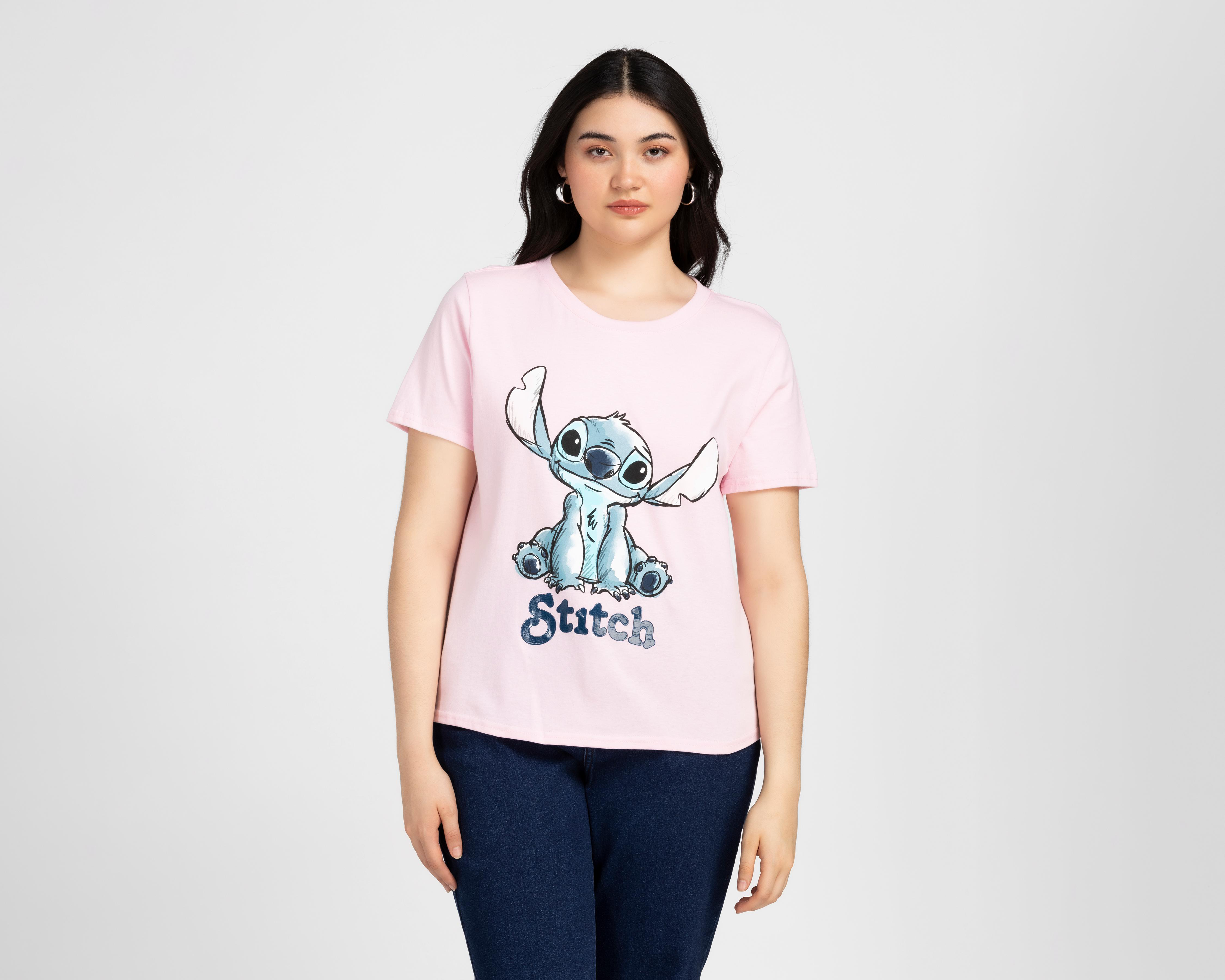 Foto 2 pulgar | Playera Disney Estampada para Mujer