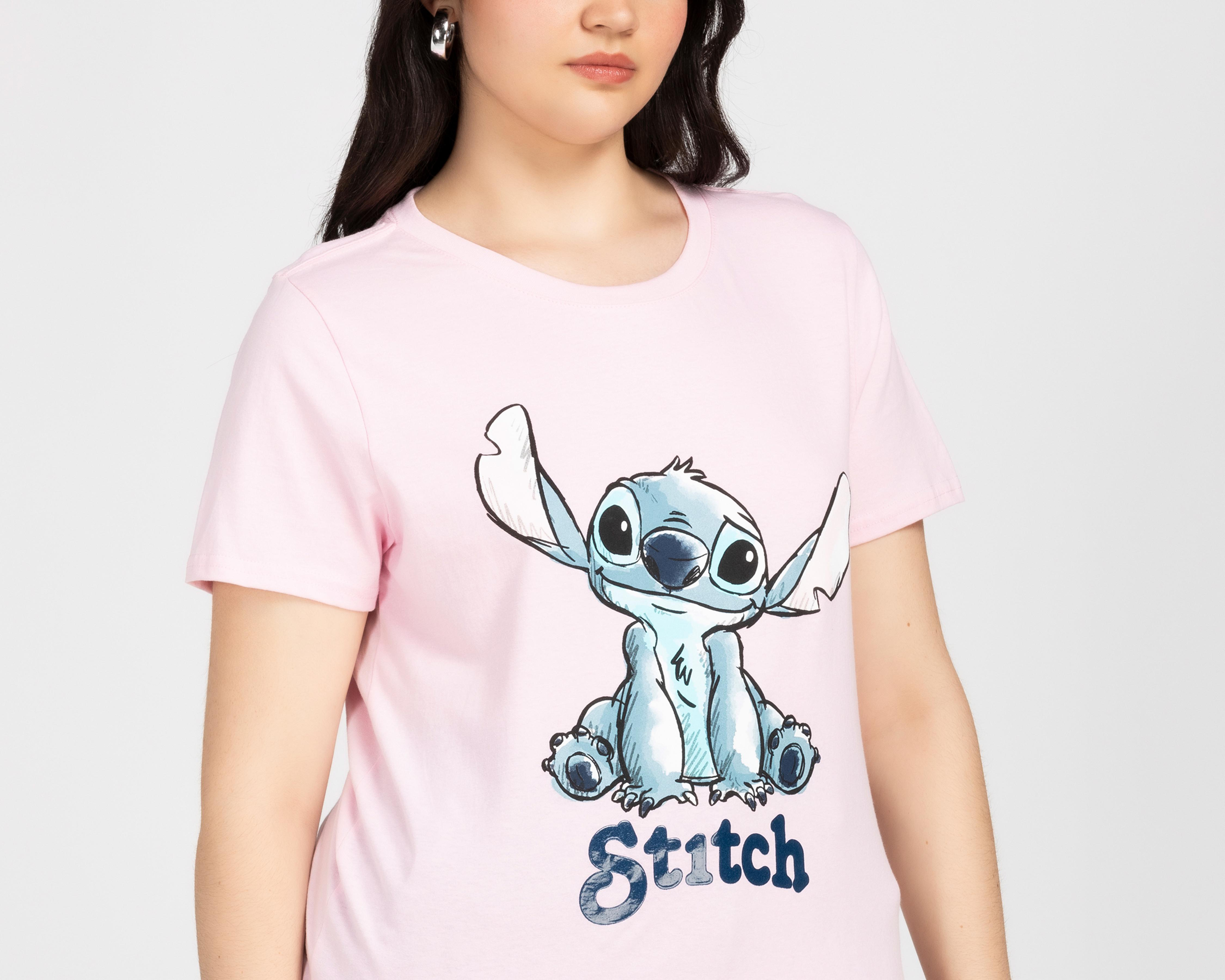 Foto 4 pulgar | Playera Disney Estampada para Mujer
