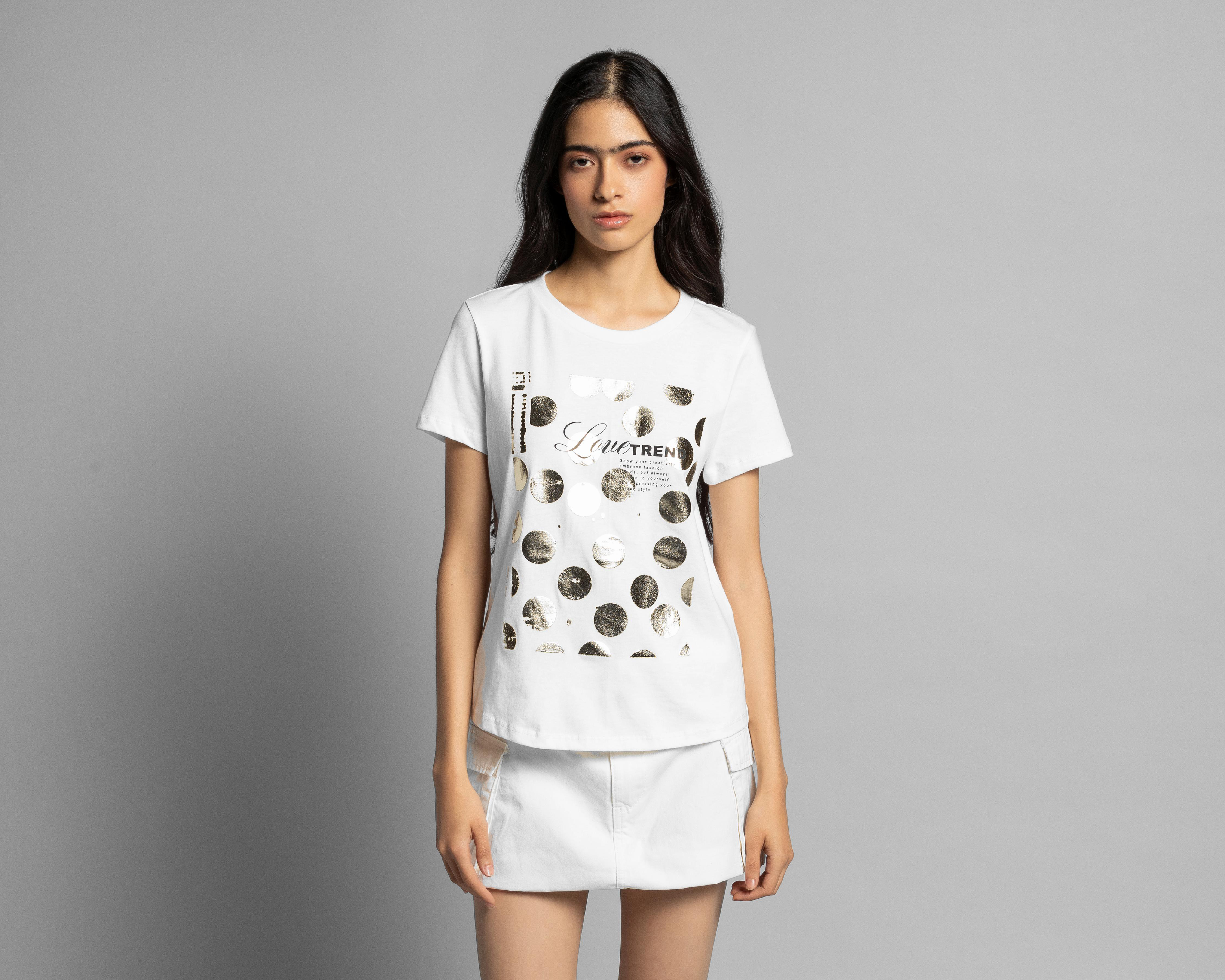 Foto 1 | Playera Thinner Manga Corta