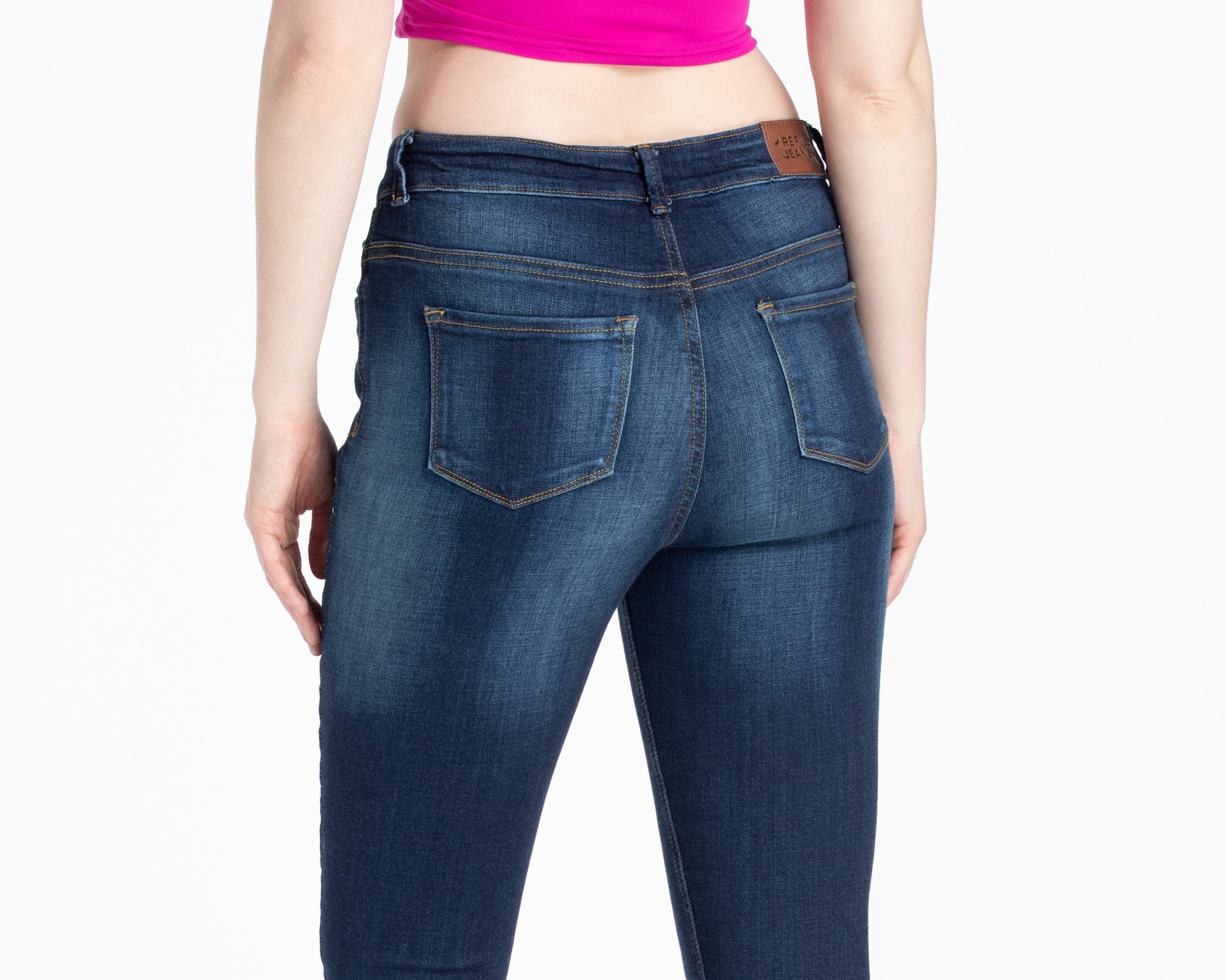 Foto 6 pulgar | Jeans Skinny Refill para Mujer