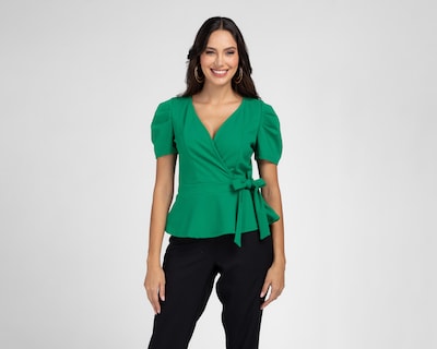 Foto 1 | Blusa Sahara Manga Corta para Mujer
