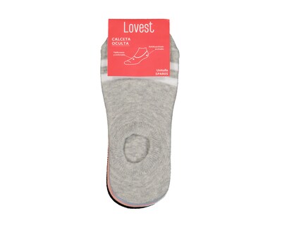 Foto 3 | Calcetas Invisibles Lovest para Mujer 5 Pares