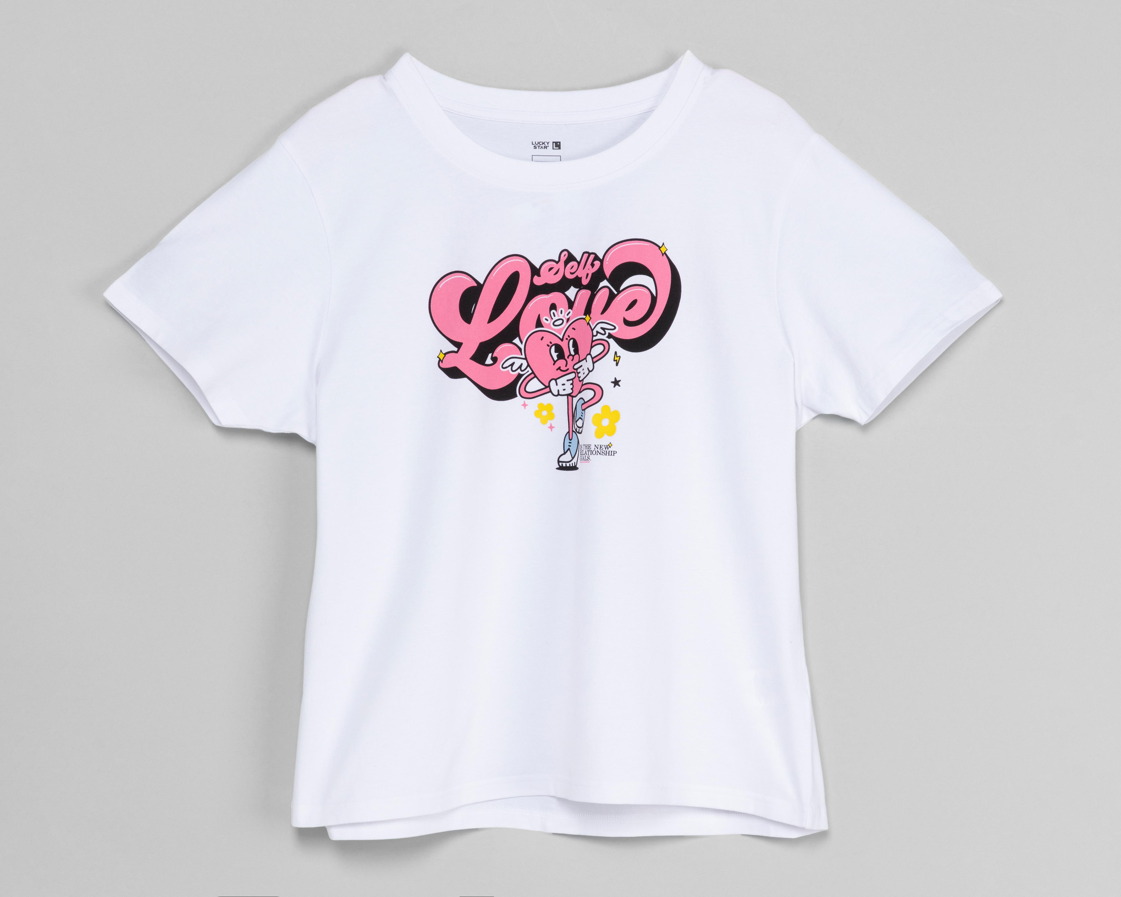 Foto 1 | Playera Lucky Star Manga Corta con Estampado