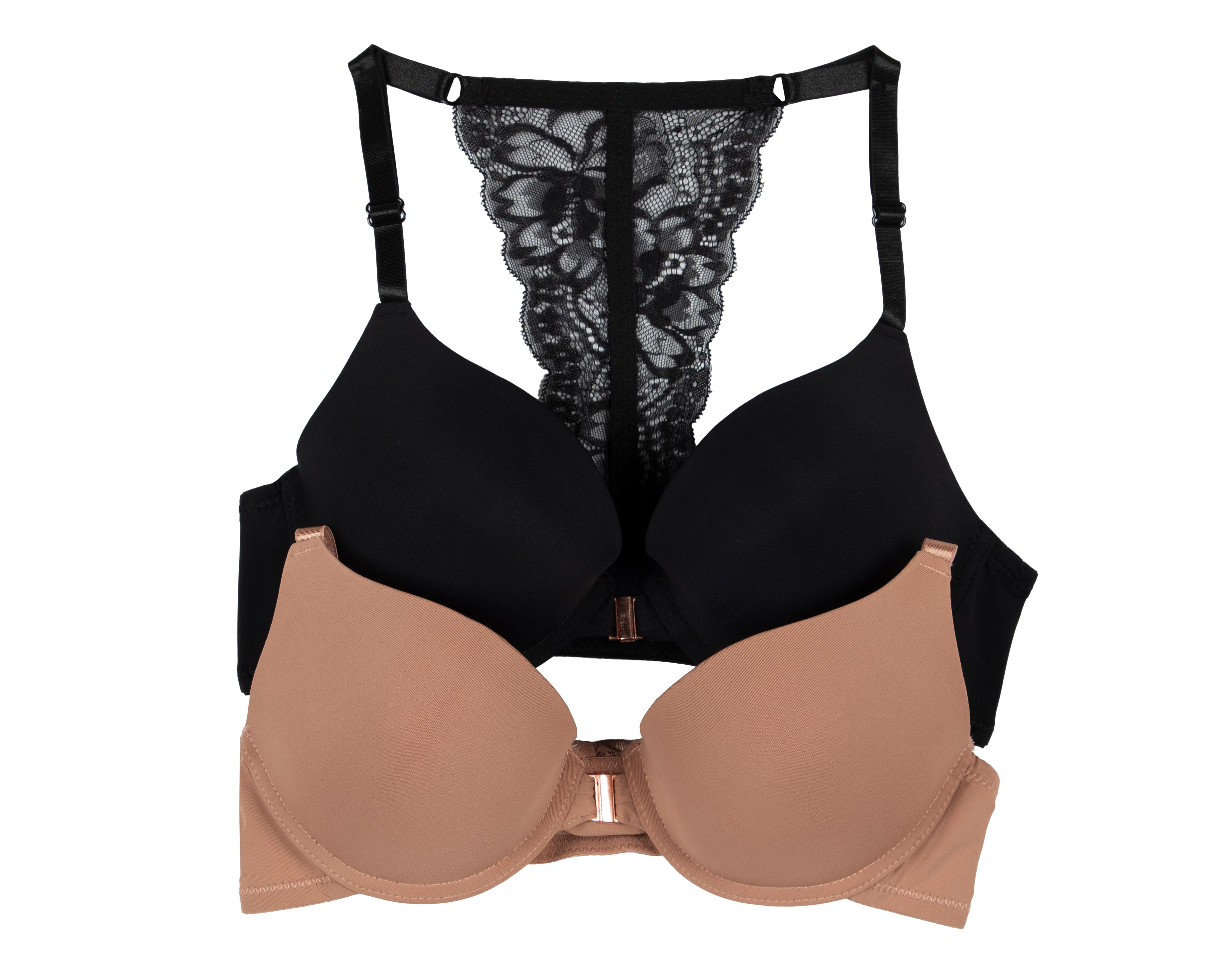 Brasier con Encaje Prima Valentina Push Up para Mujer 2 Pack