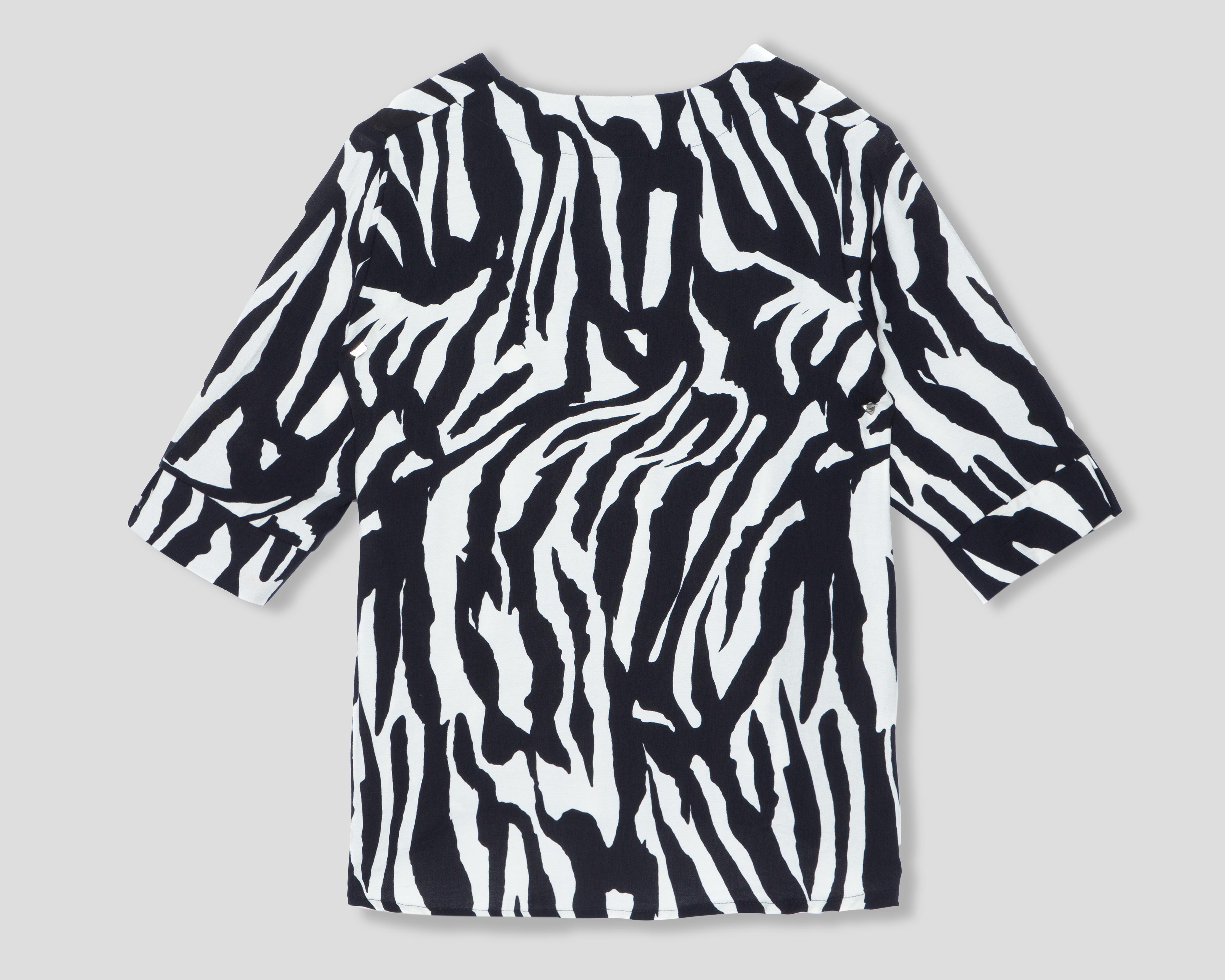 Foto 3 pulgar | Blusa con Animal Print Sahara para Mujer