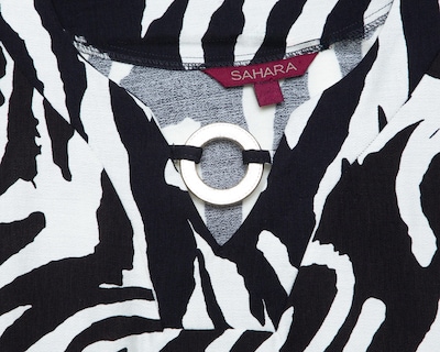 Foto 3 | Blusa con Animal Print Sahara para Mujer