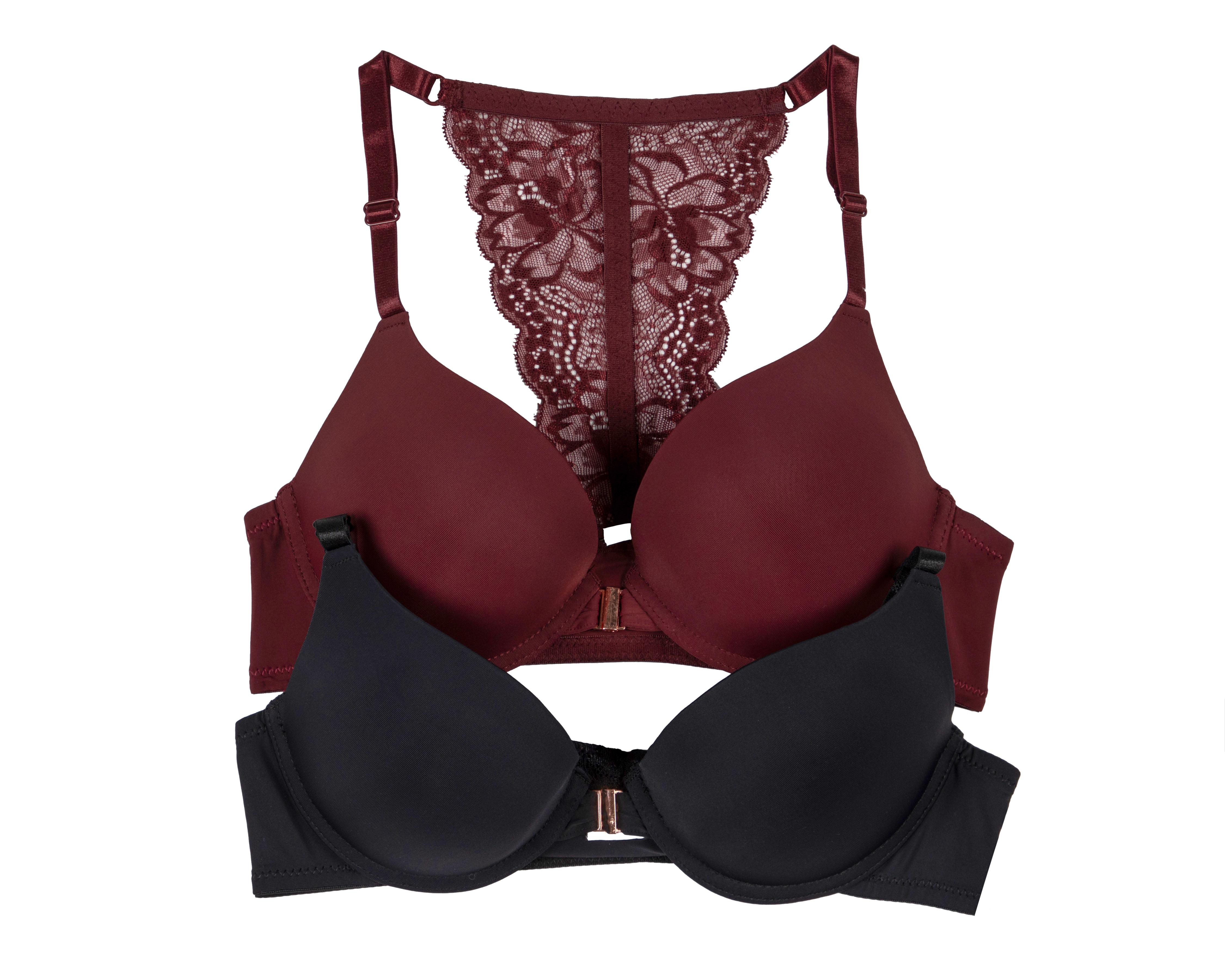 Foto 2 pulgar | Brasier con Encaje Prima Valentina Push Up 2 Pack