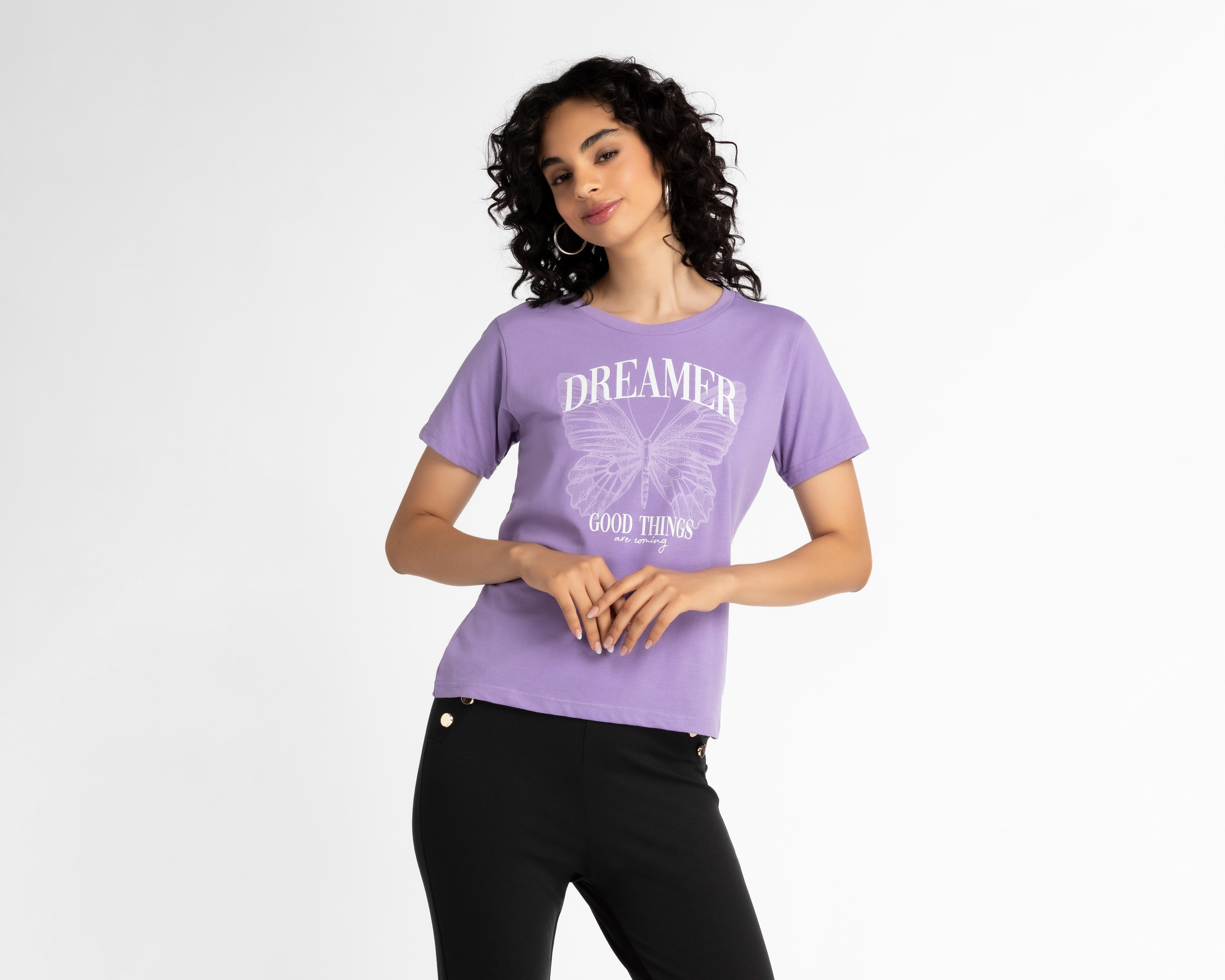 Playera 18 Forever Manga Corta con Estampado $149