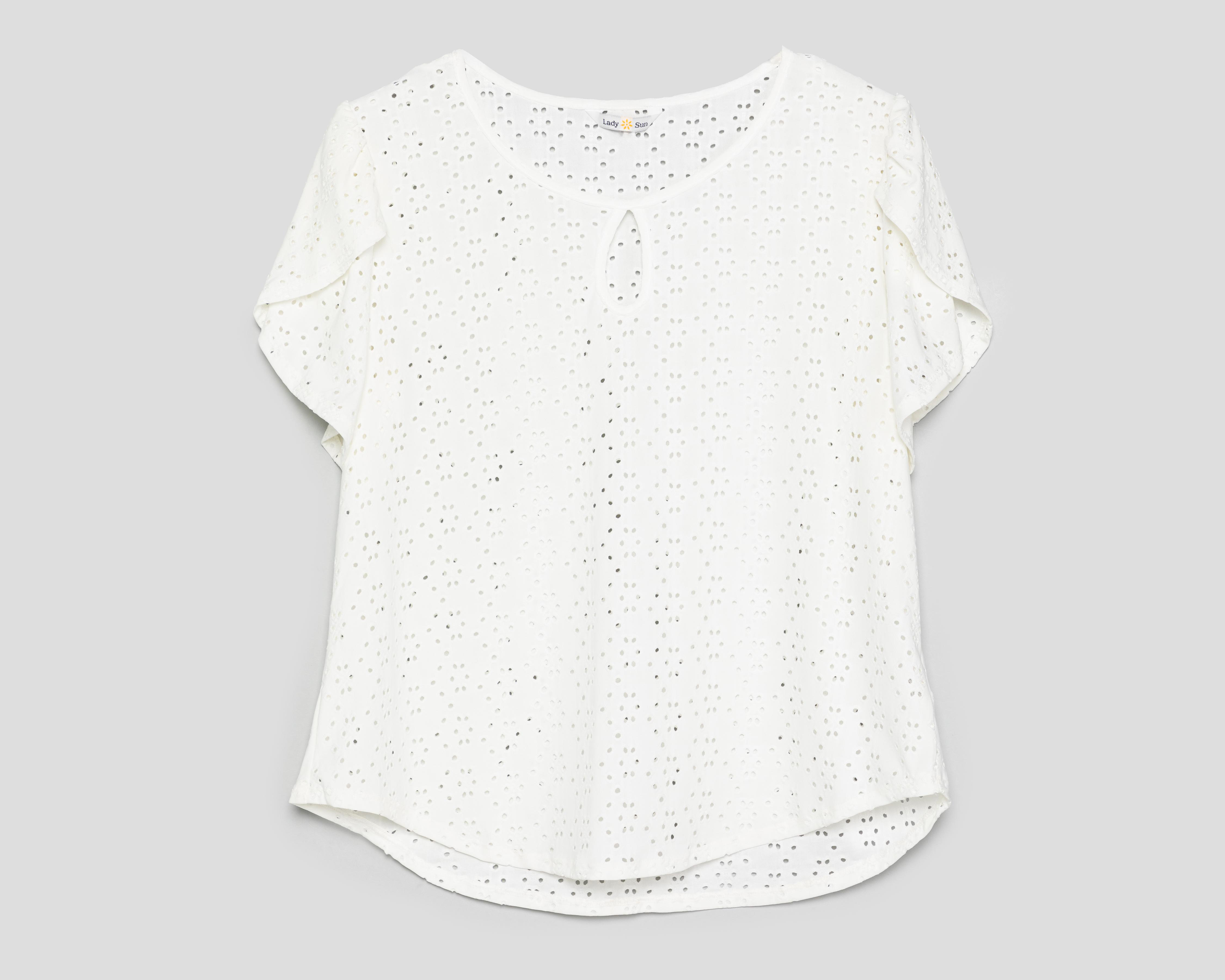 Foto 2 pulgar | Blusa Manga Corta Lady Sun para Mujer