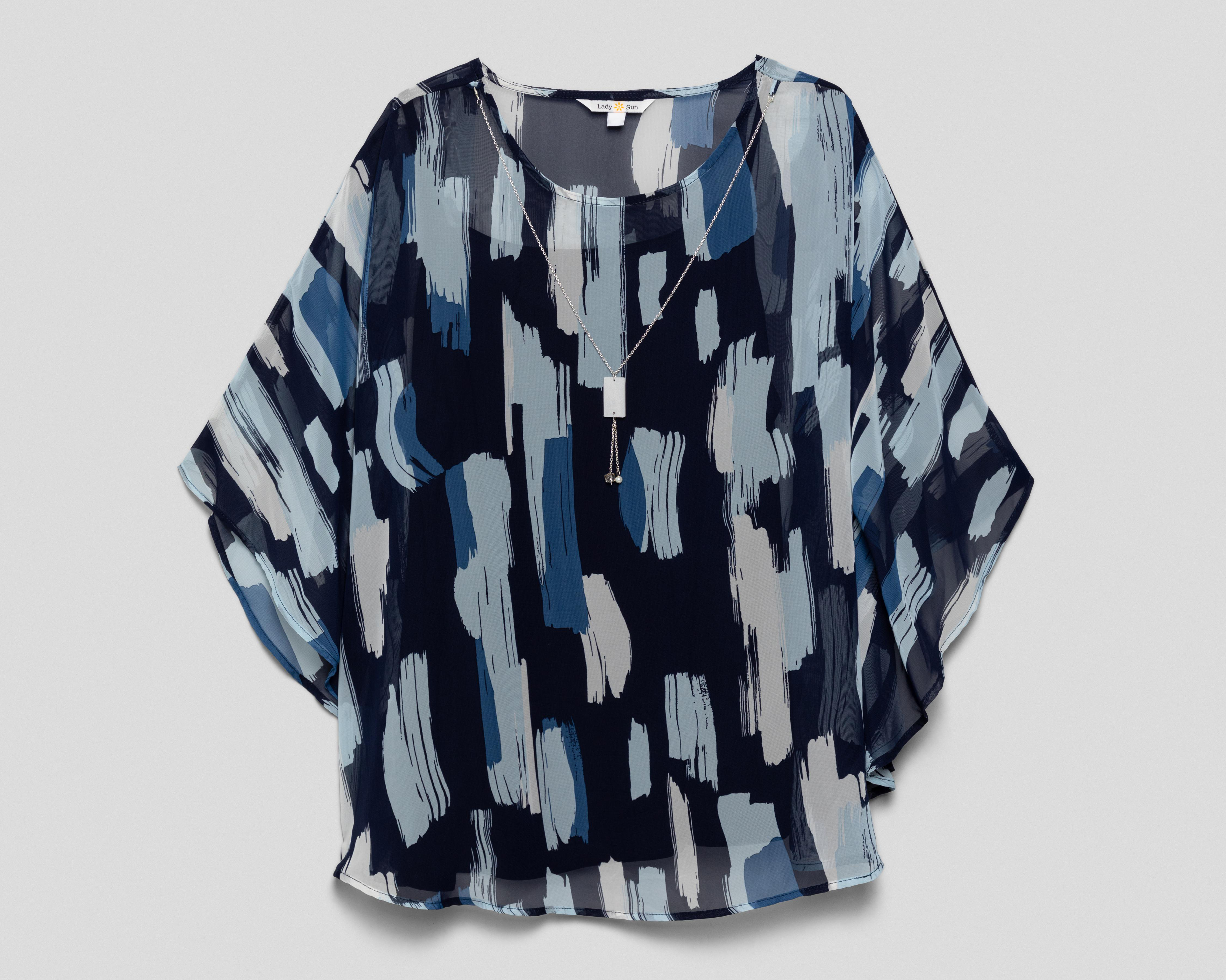 Foto 1 | Blusa Lady Sun con Collar para Mujer