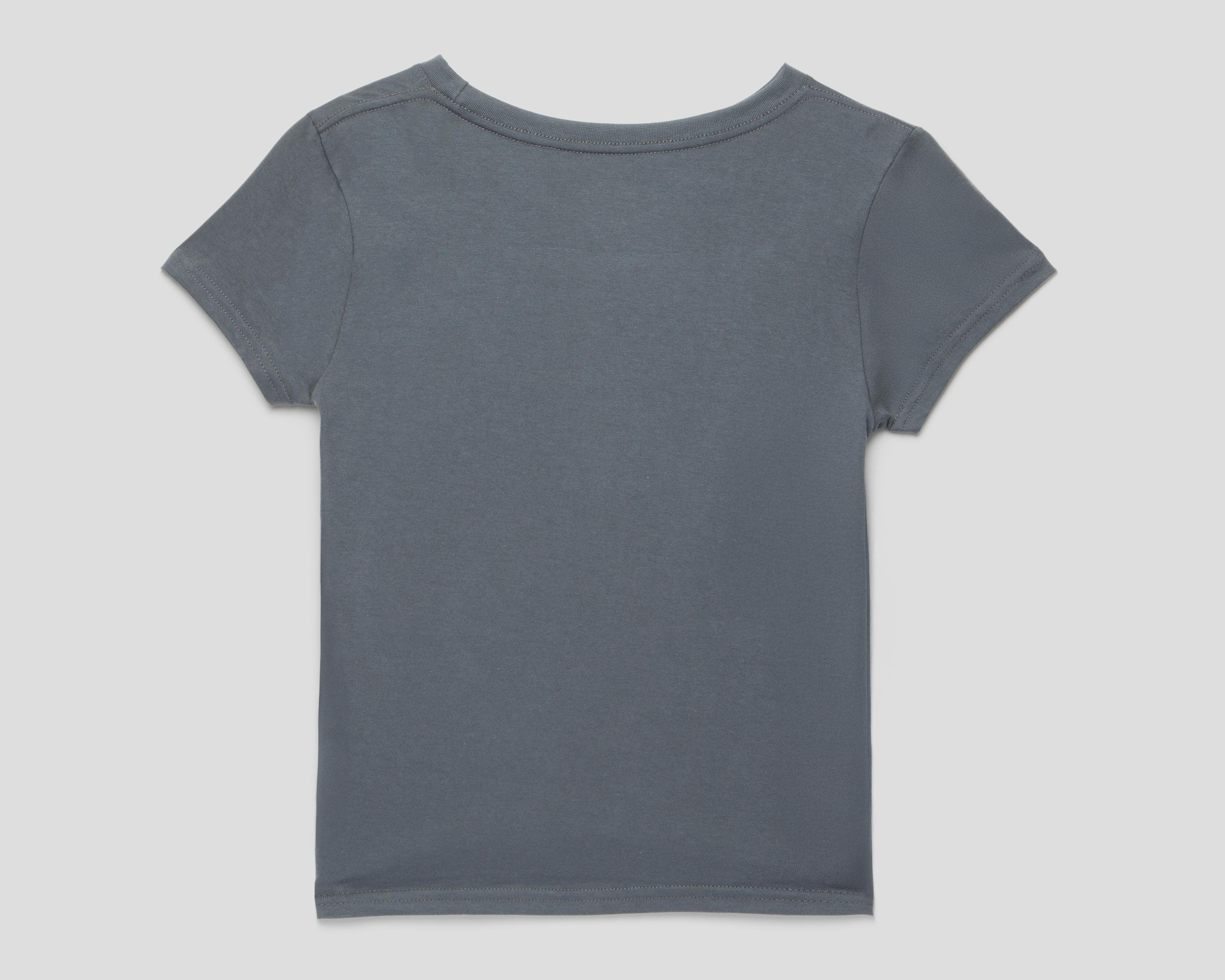Foto 2 | Playera Manga Corta Disney Mickey Mouse para Mujer