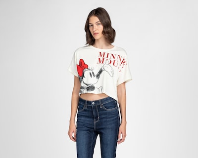Foto 1 | Playera Manga Corta Disney Minnie Mouse para Mujer