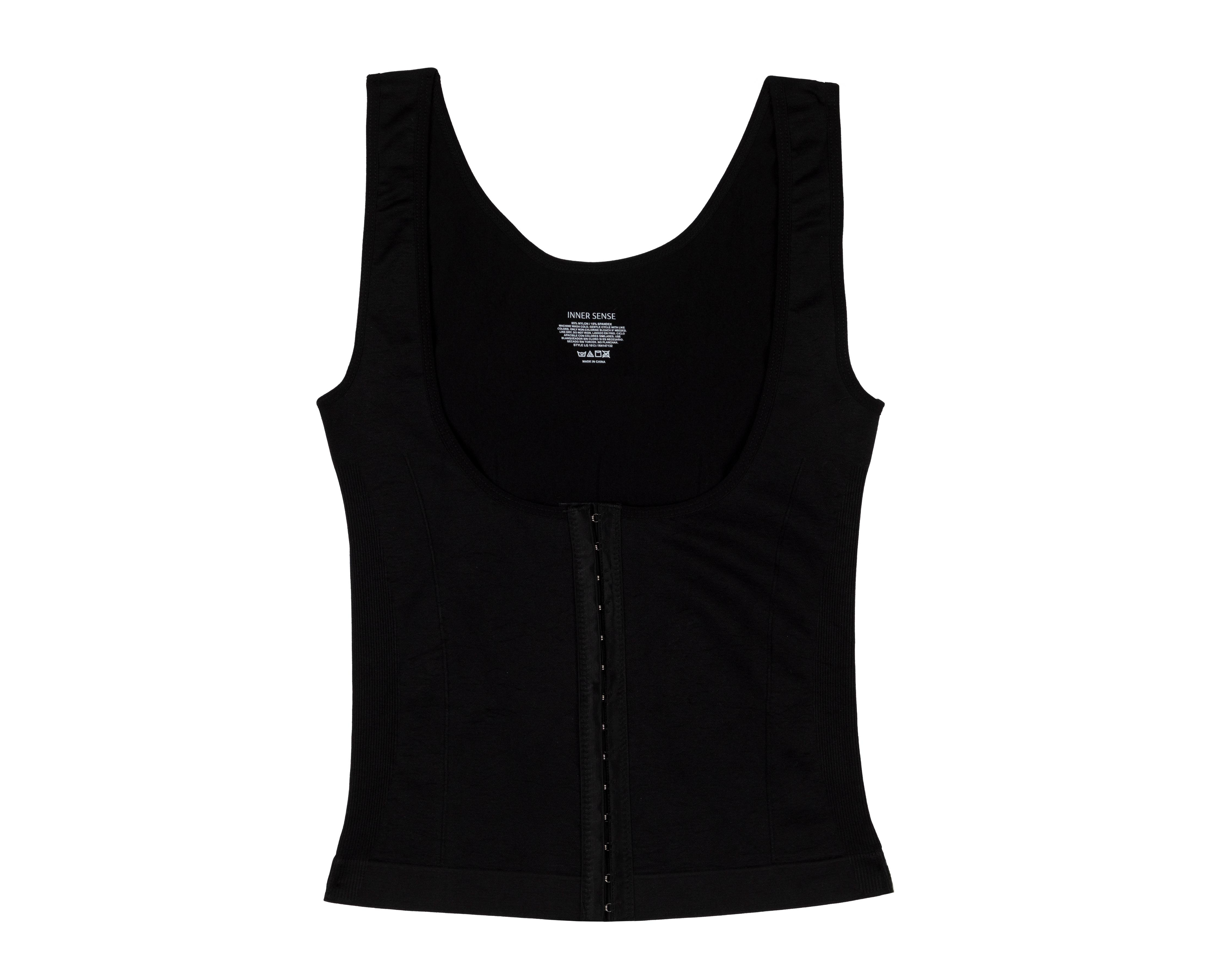 Foto 2 pulgar | Camiseta Control Inner Sense Negra para Mujer