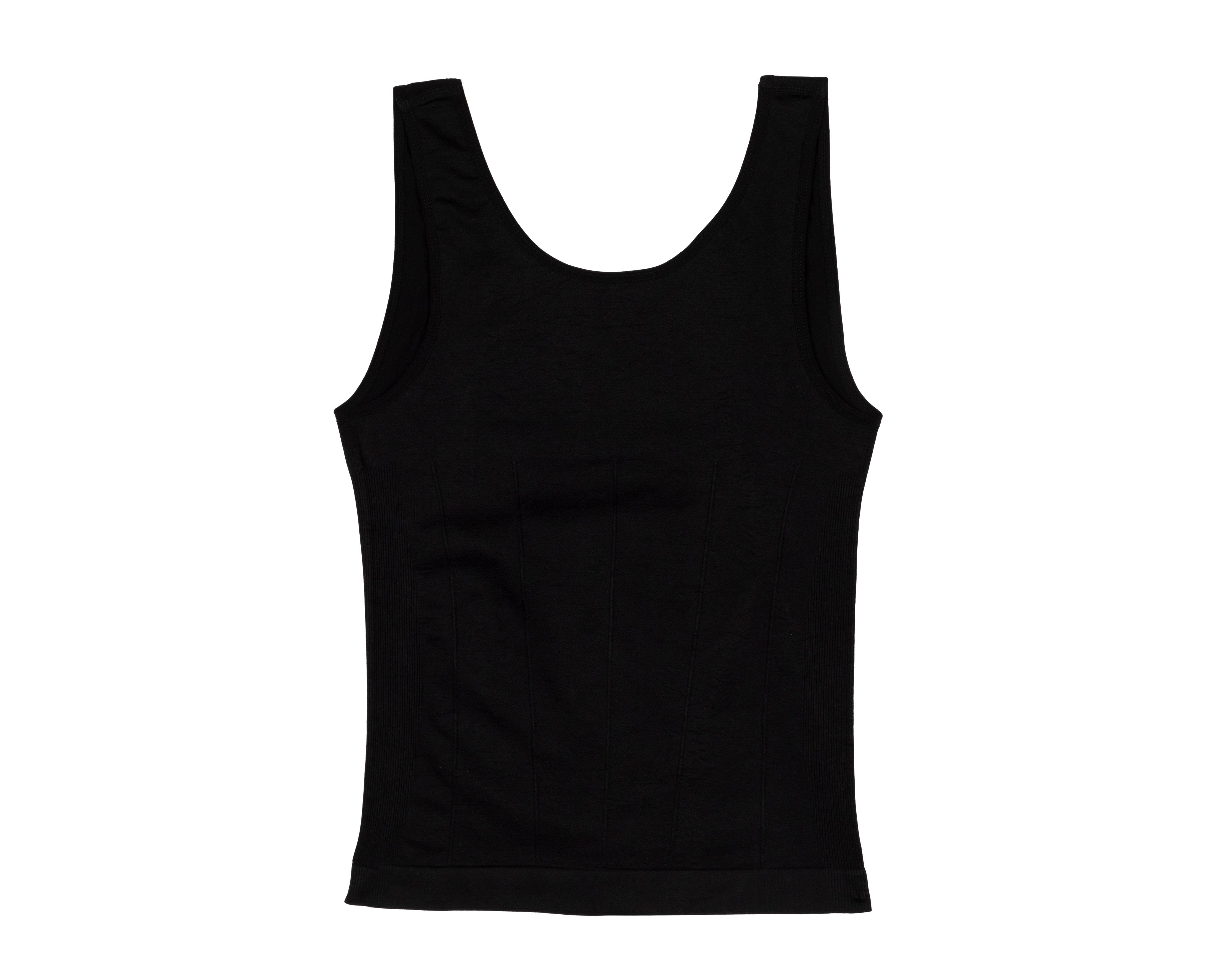 Foto 3 pulgar | Camiseta Control Inner Sense Negra para Mujer
