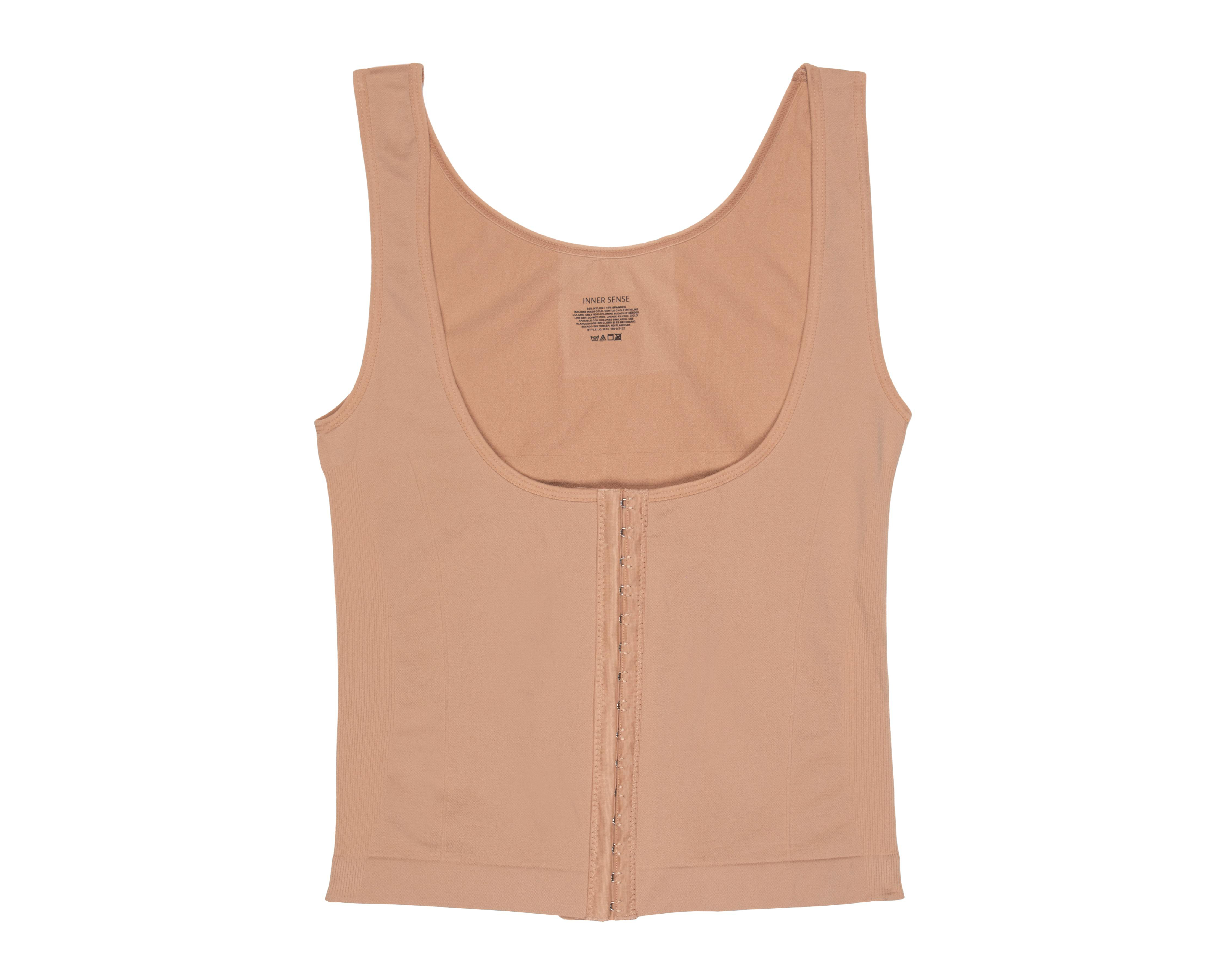 Foto 2 pulgar | Camiseta Control Inner Sense Beige para Mujer