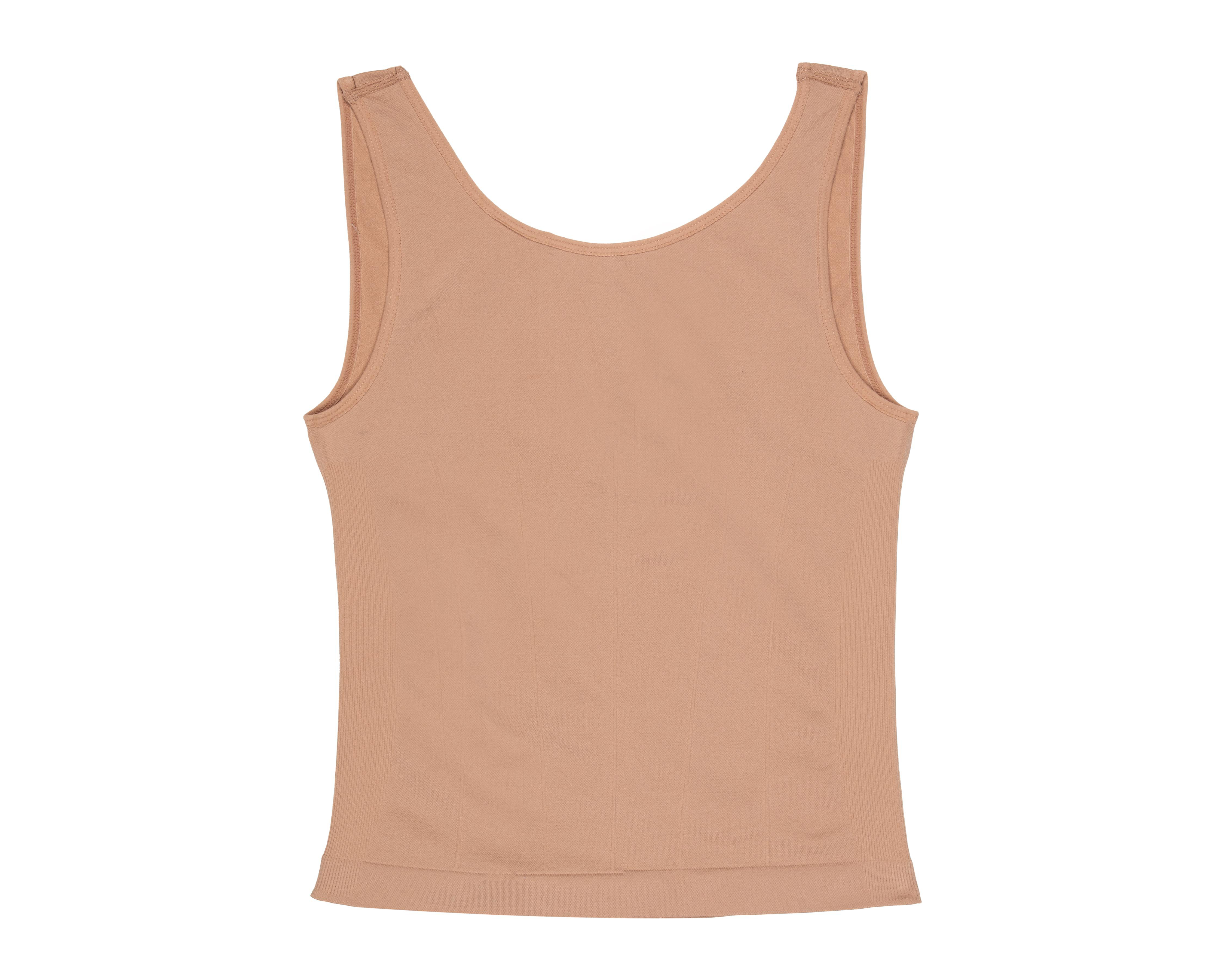 Foto 3 pulgar | Camiseta Control Inner Sense Beige para Mujer