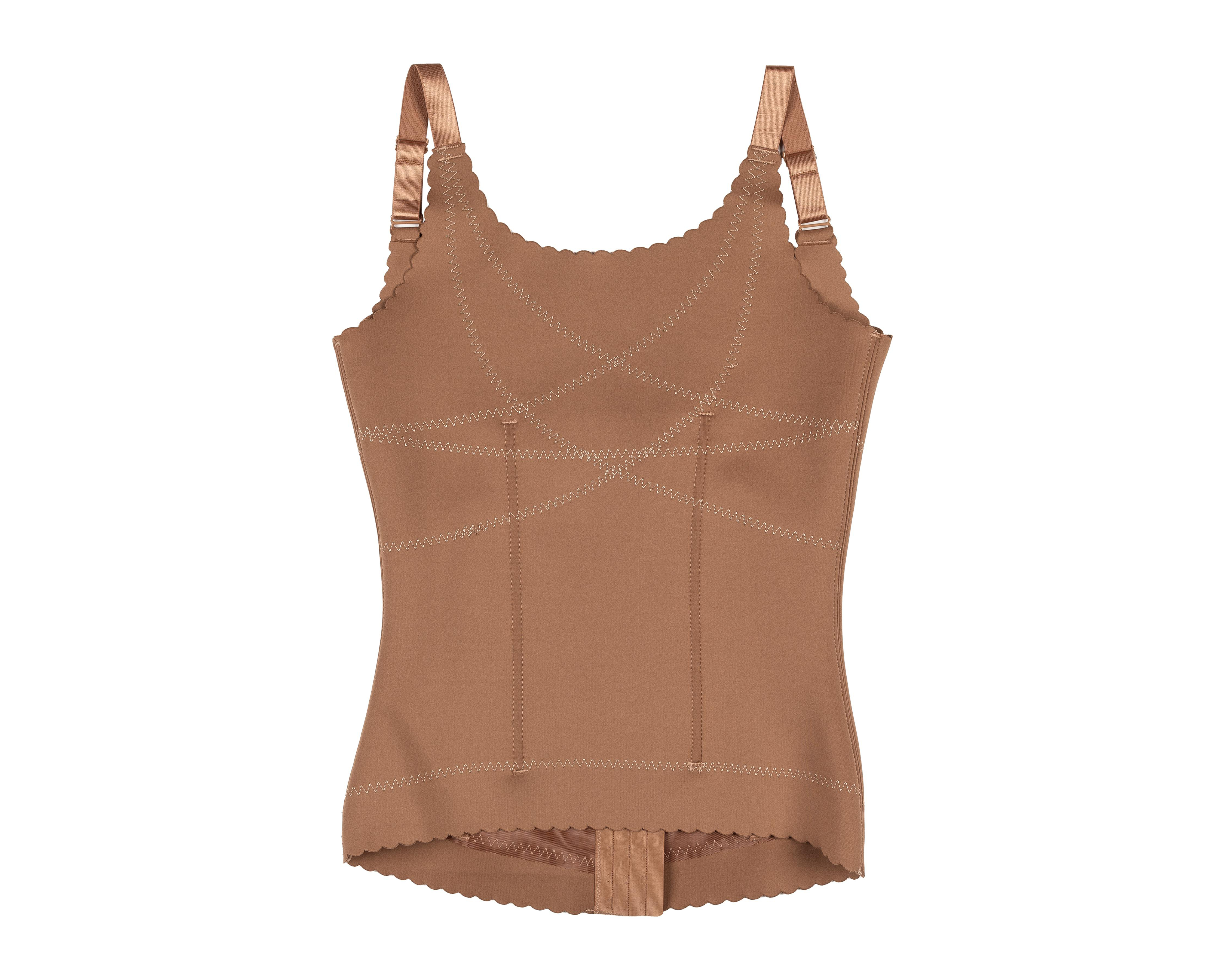 Foto 2 pulgar | Camiseta Control Prima Valentina Beige para Mujer
