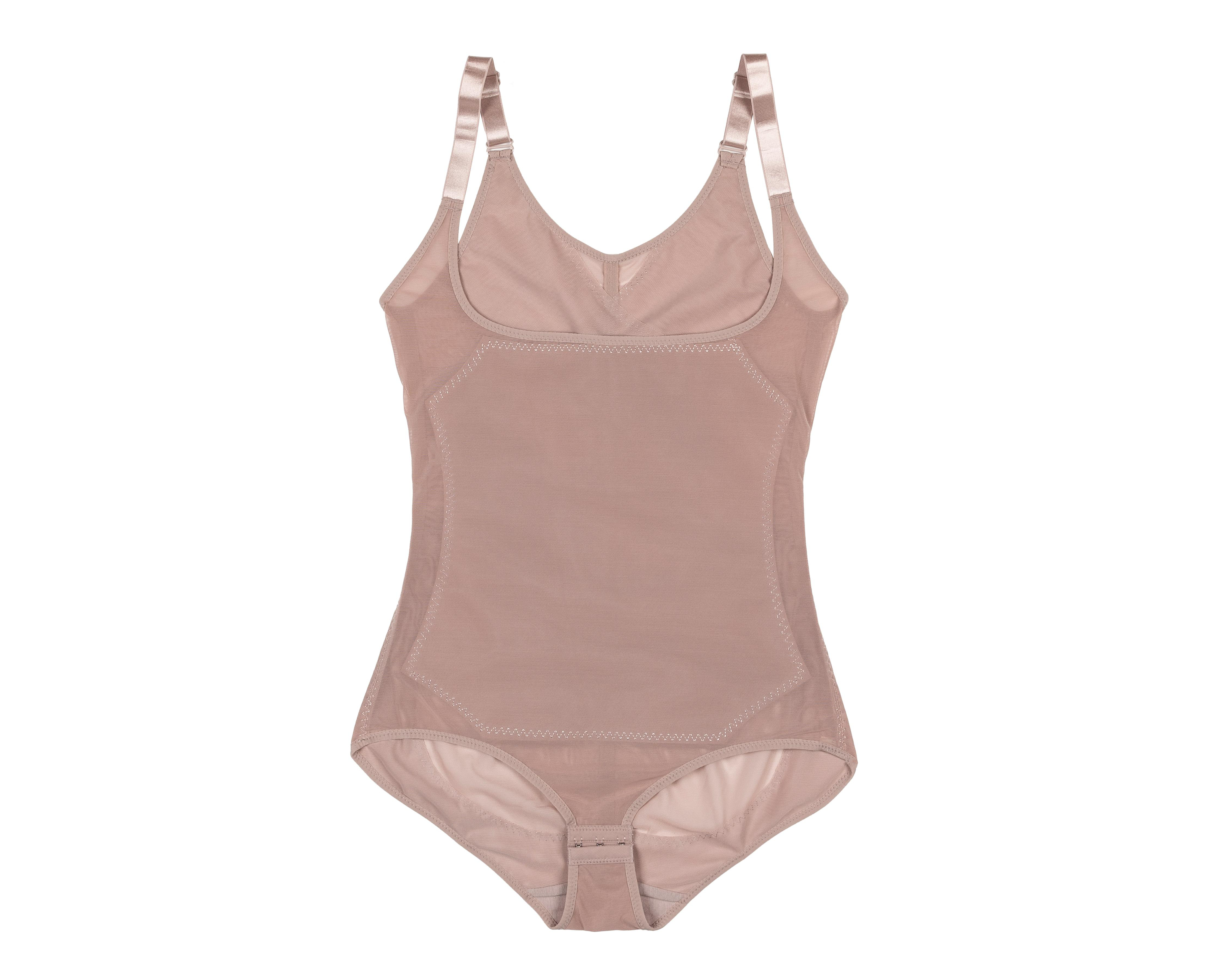 Foto 3 pulgar | Body Prima Valentina con Control Beige para Mujer