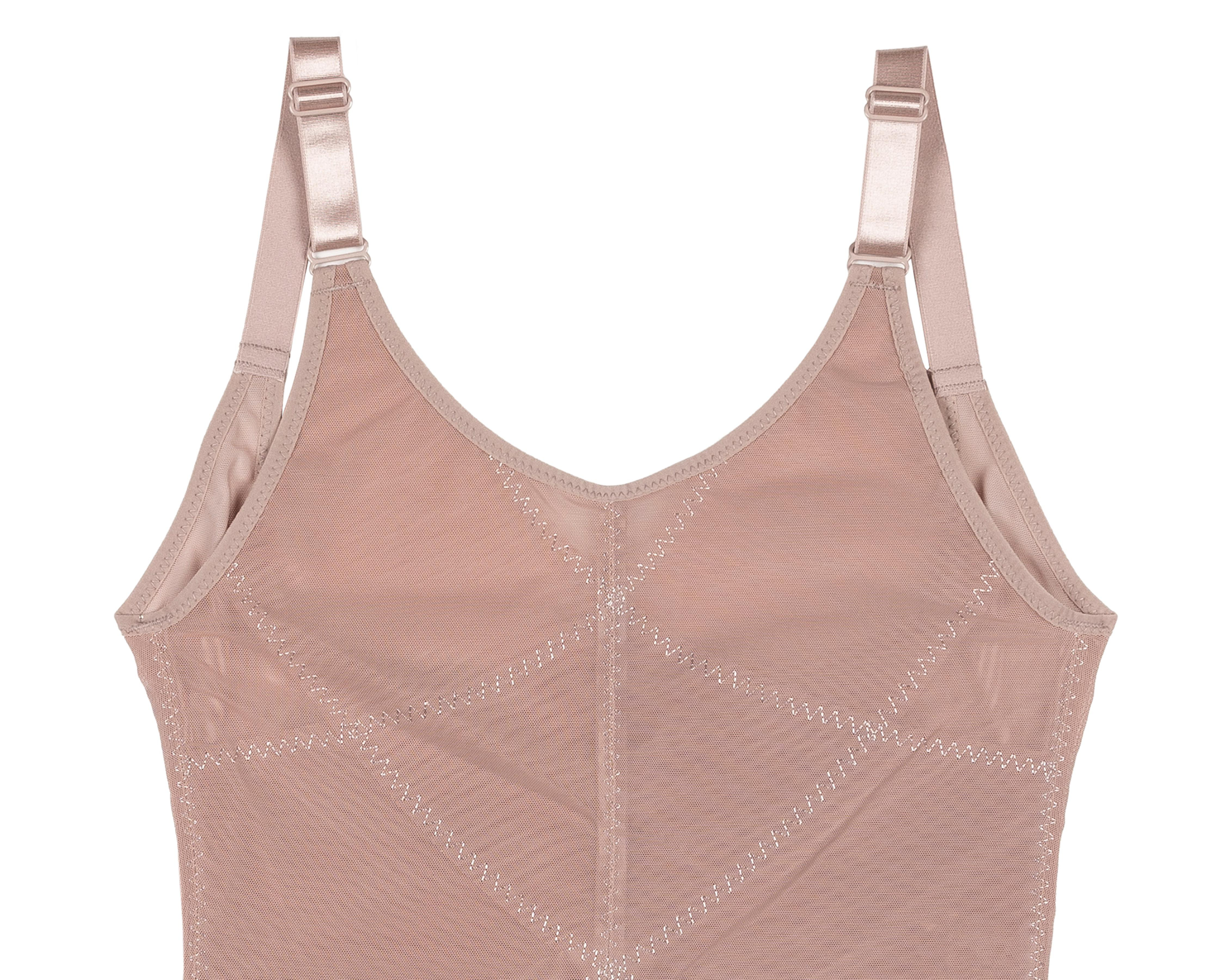 Foto 4 pulgar | Body Prima Valentina con Control Beige para Mujer