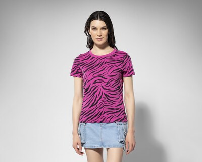 Foto 2 | Playera Thinner Manga Corta con Estampado