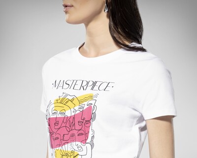 Foto 4 | Playera Thinner Manga Corta con Estampado