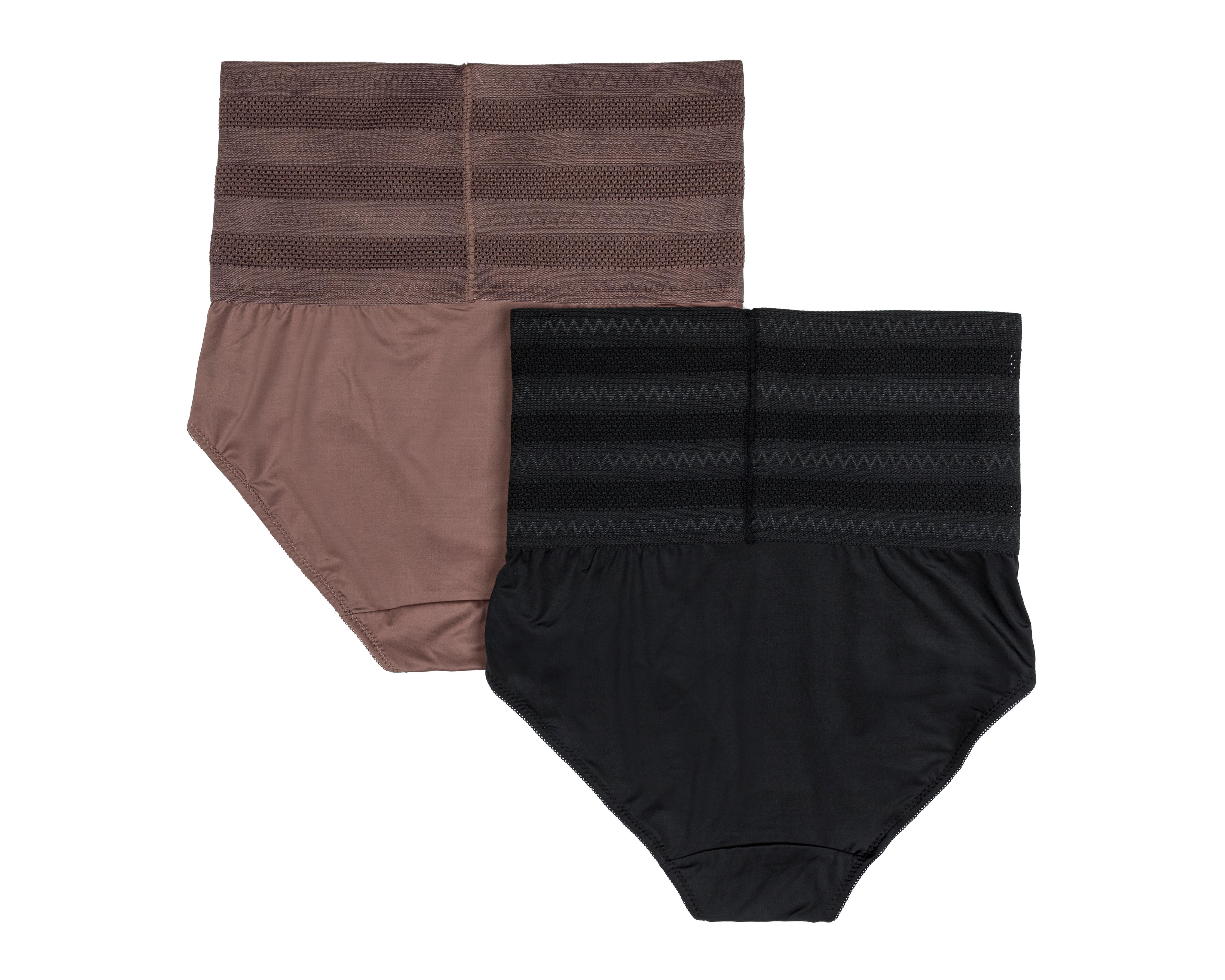 Foto 3 pulgar | Pantaleta Control Prima Valentina Pretina Alta para Mujer 2 Piezas