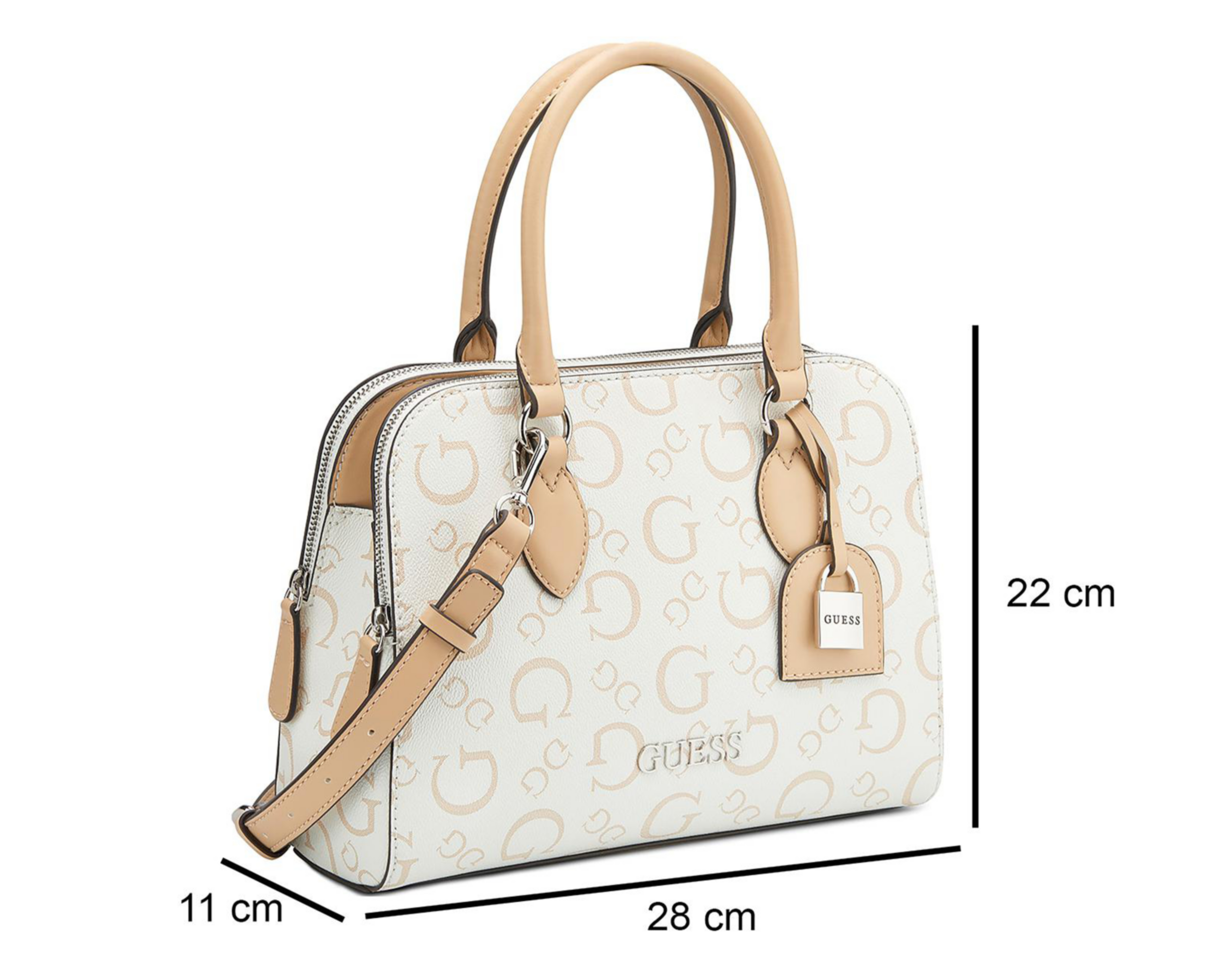 Foto 6 pulgar | Bolsa de Hombro Guess