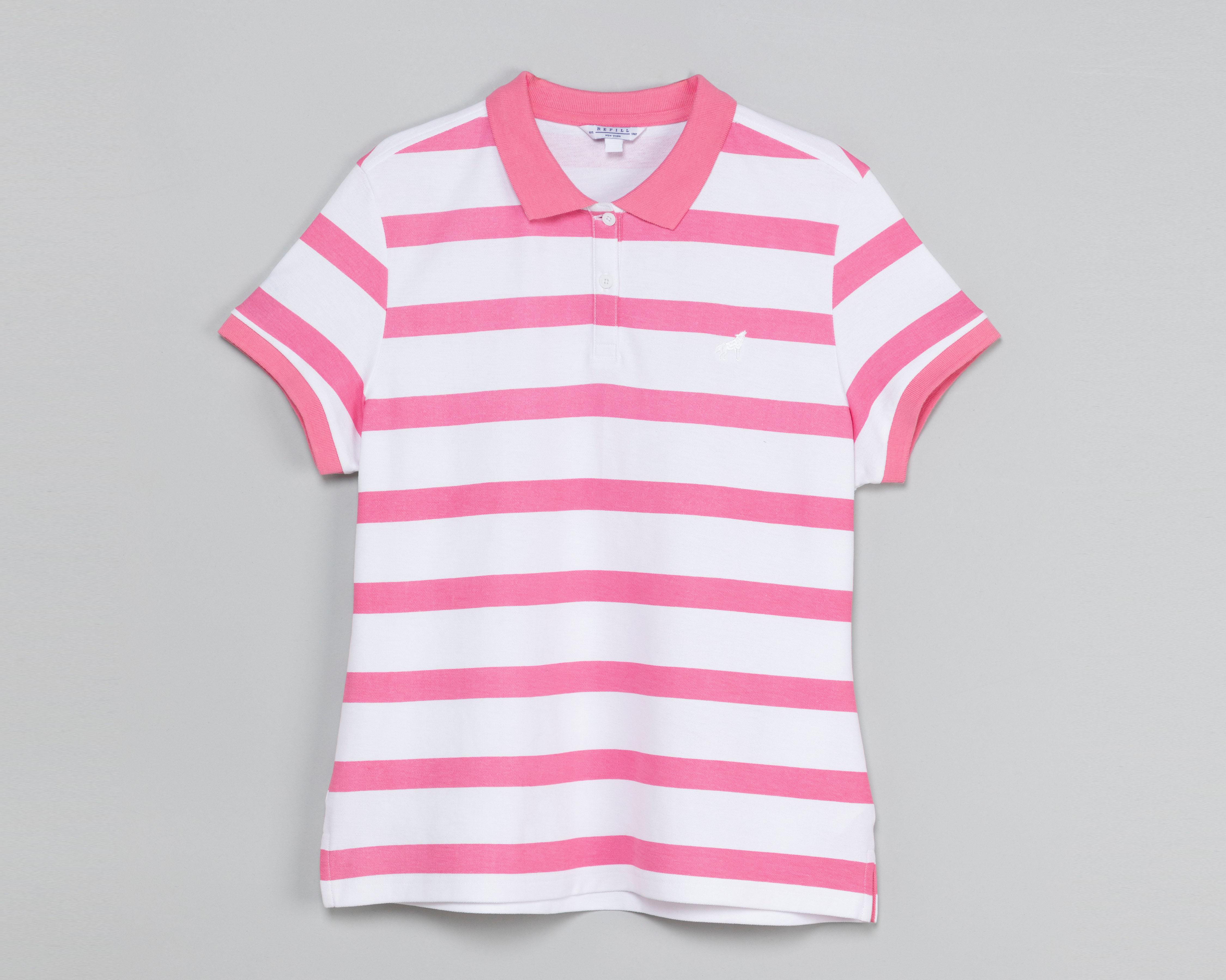 Playera Refill Manga Corta con Cuello Polo