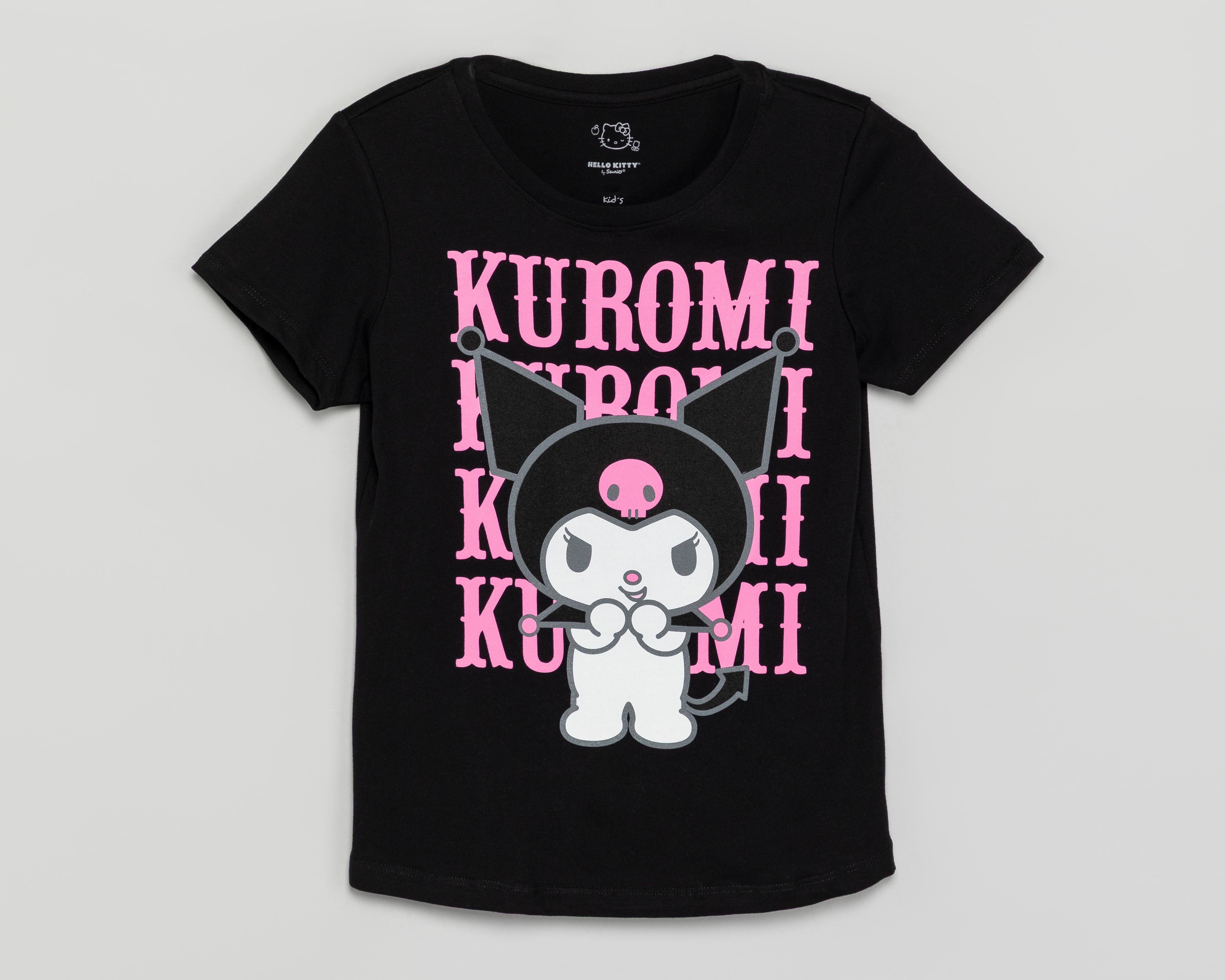 Playera Estampada Kuromi para Mujer