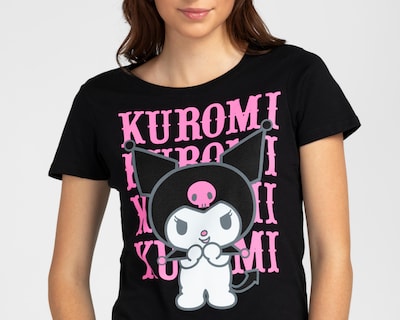 Foto 3 | Playera Estampada Kuromi para Mujer