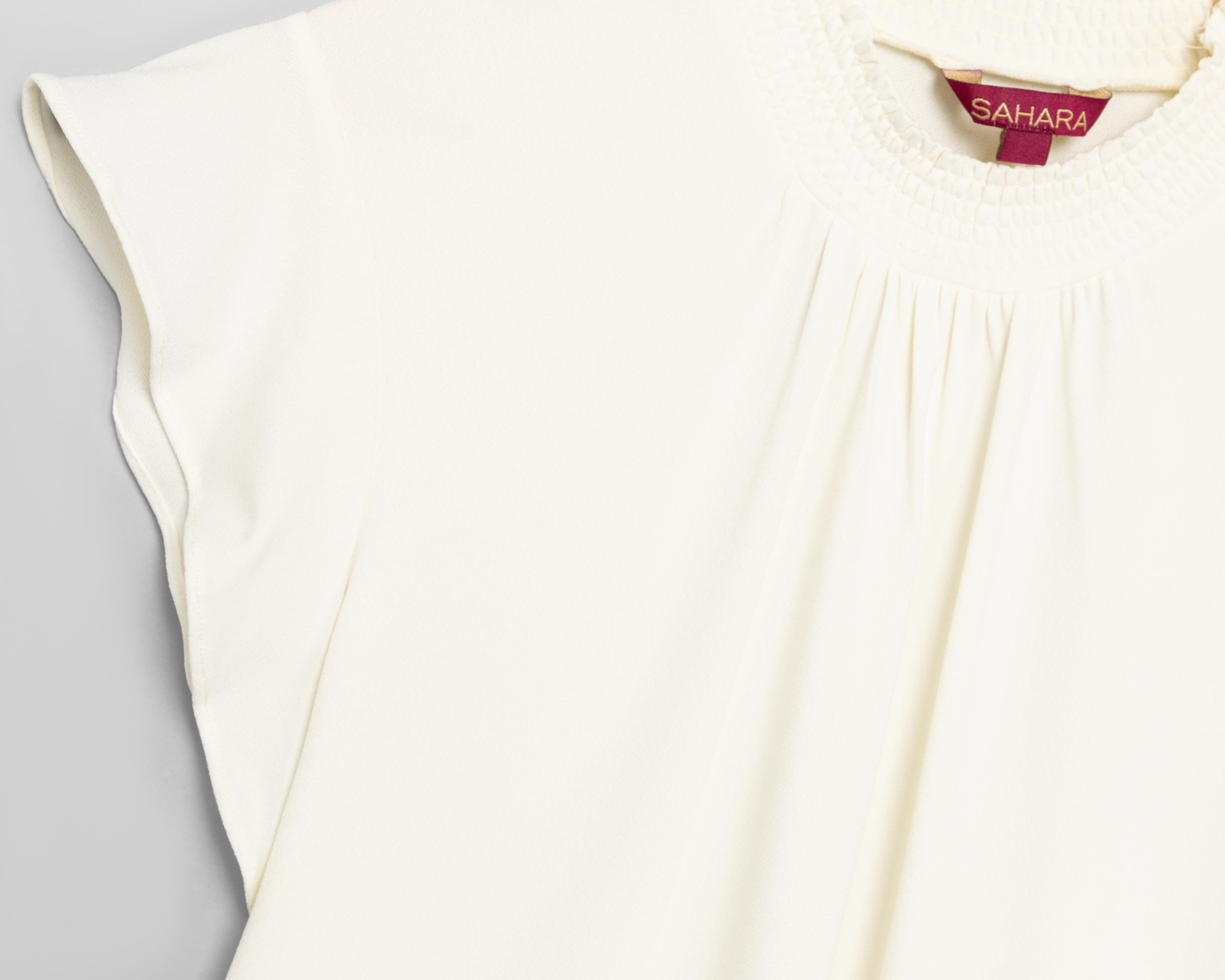 Foto 4 pulgar | Blusa Sahara Manga Corta para Mujer